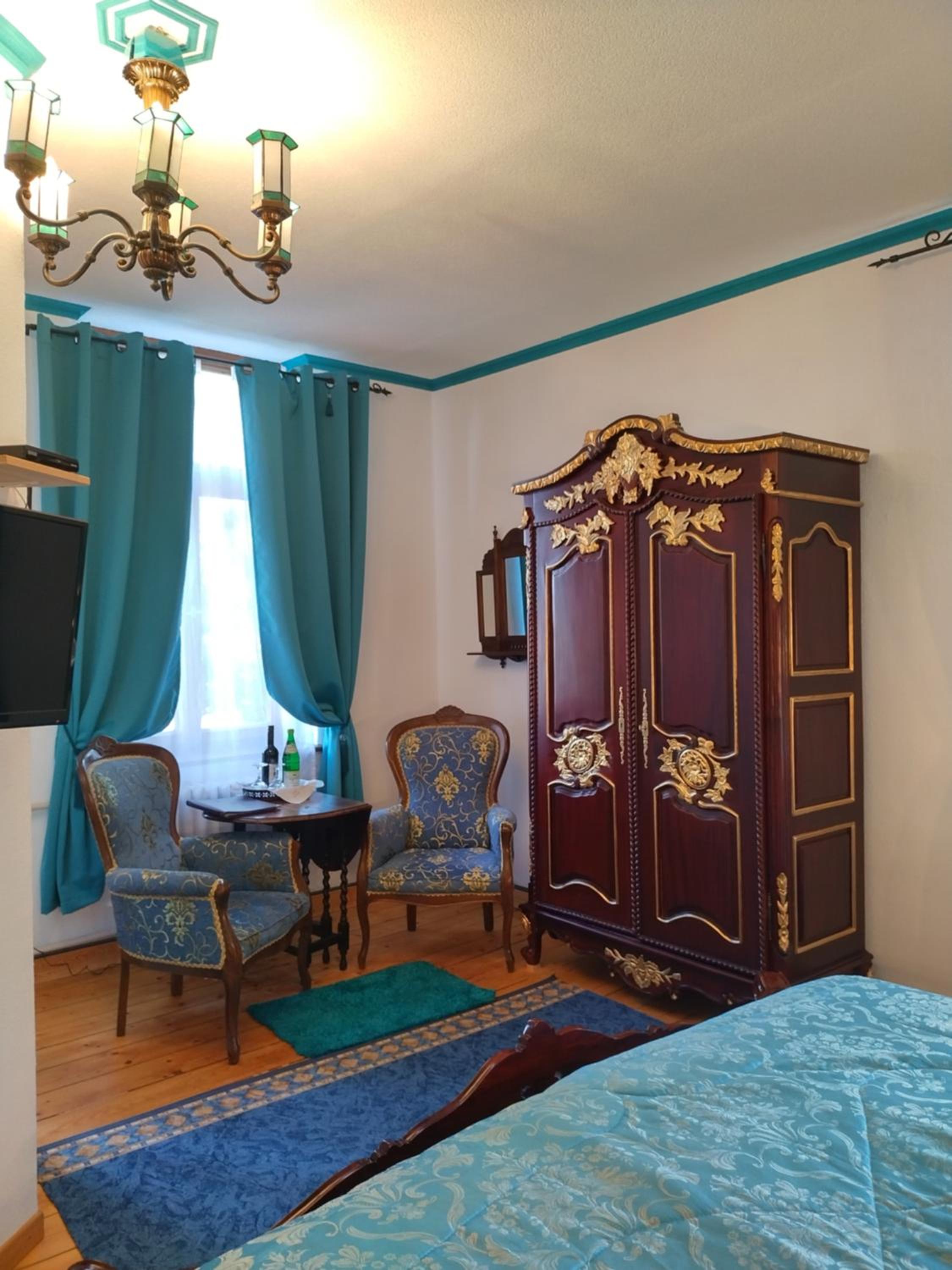 Villa Imperia, Museums-Hotel, Treppensteigen