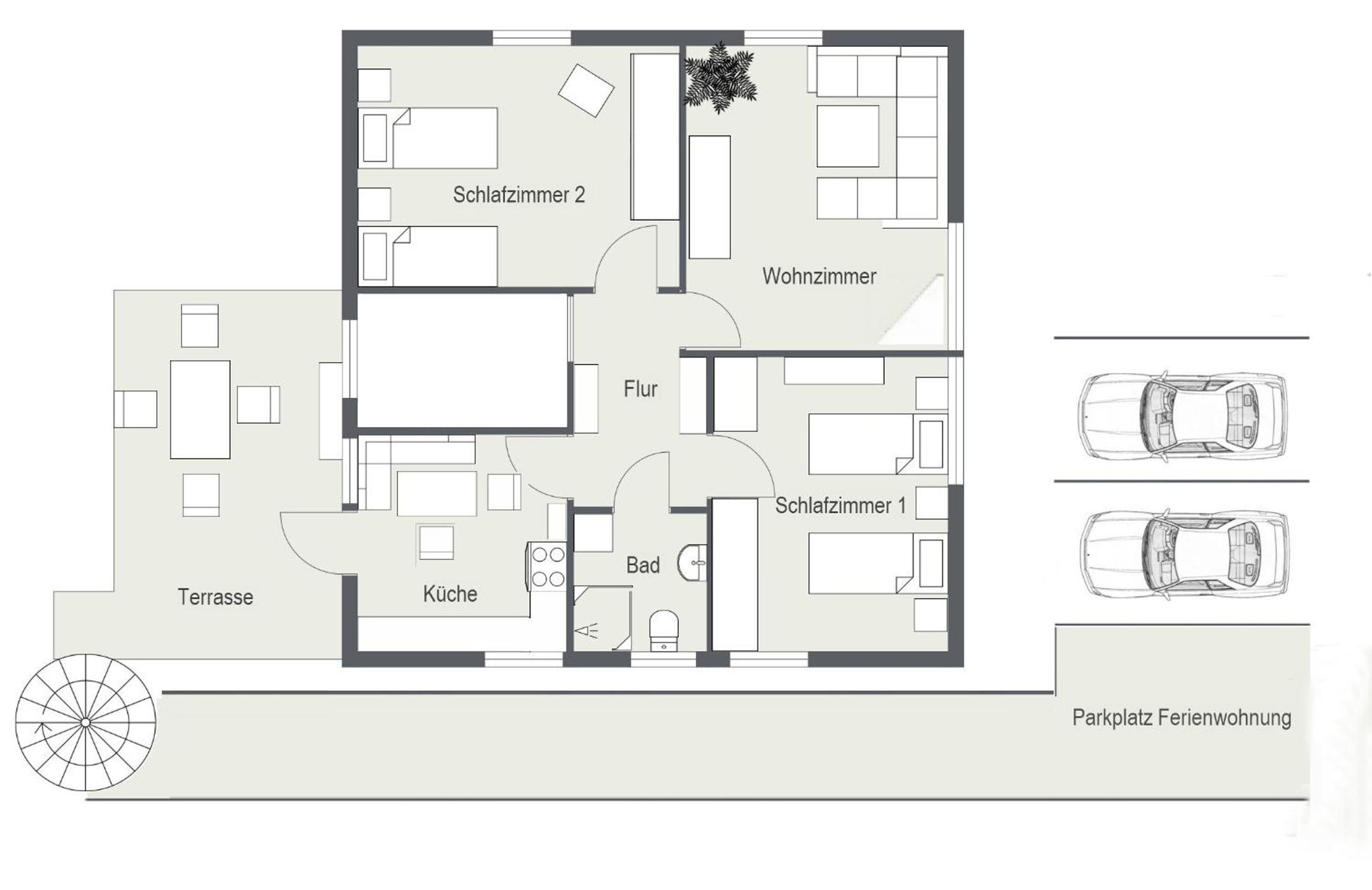 Ferienwohnung Schweier - Außerhalb und doch zentral