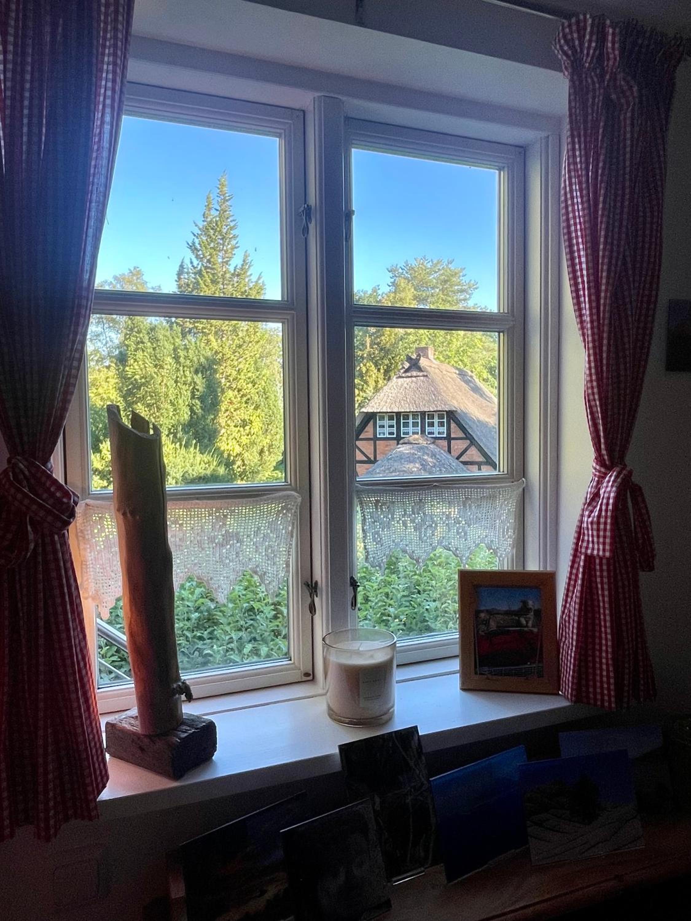 Ferienhaus unter Reet im Heidedorf Sankt Dionys bei Lüneburg