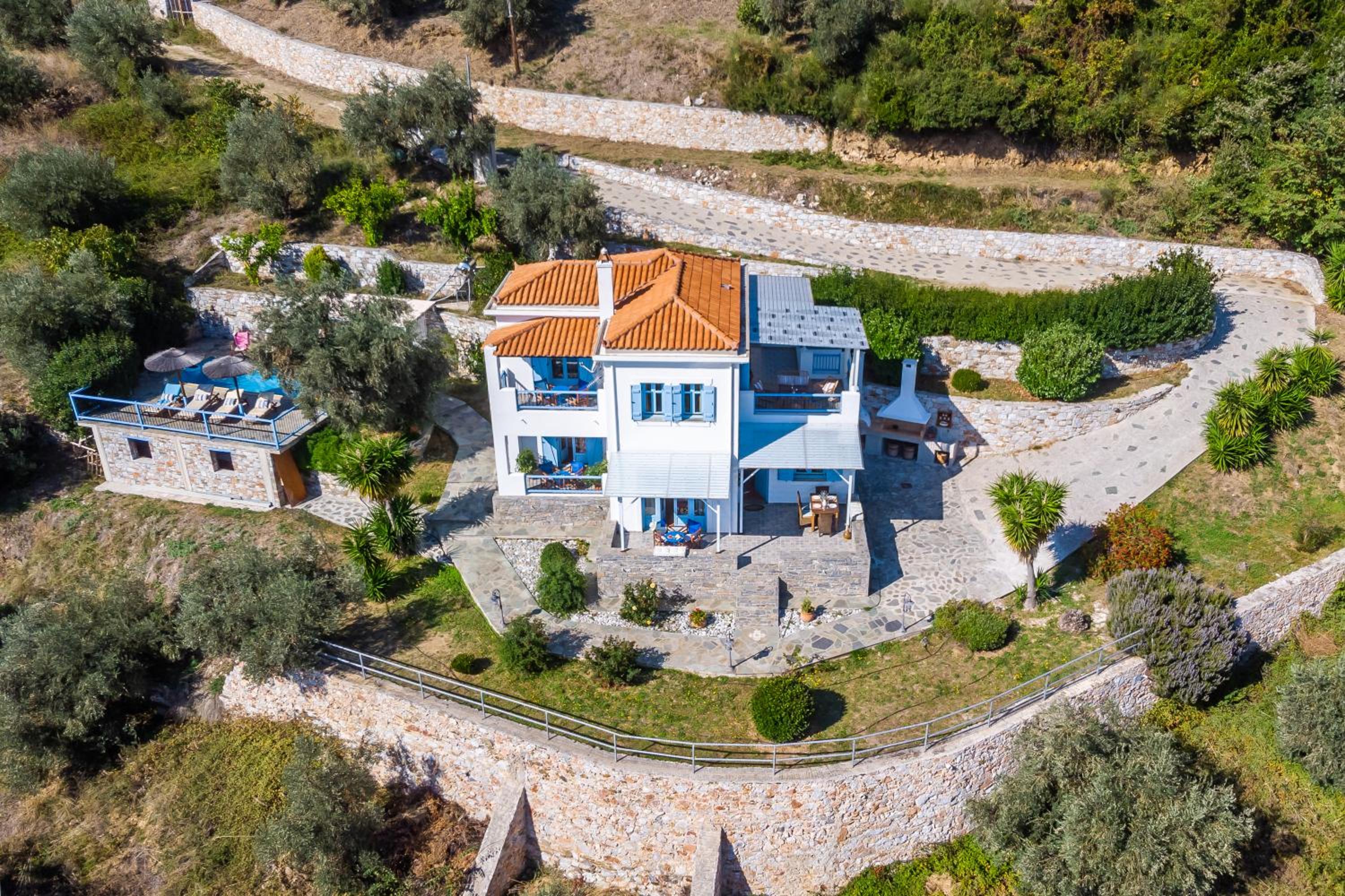 villa Avaton near Skopelos town view 3