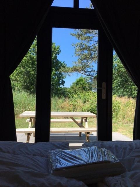 Tiny House in het groen, aan zee met privé Hottub view 5