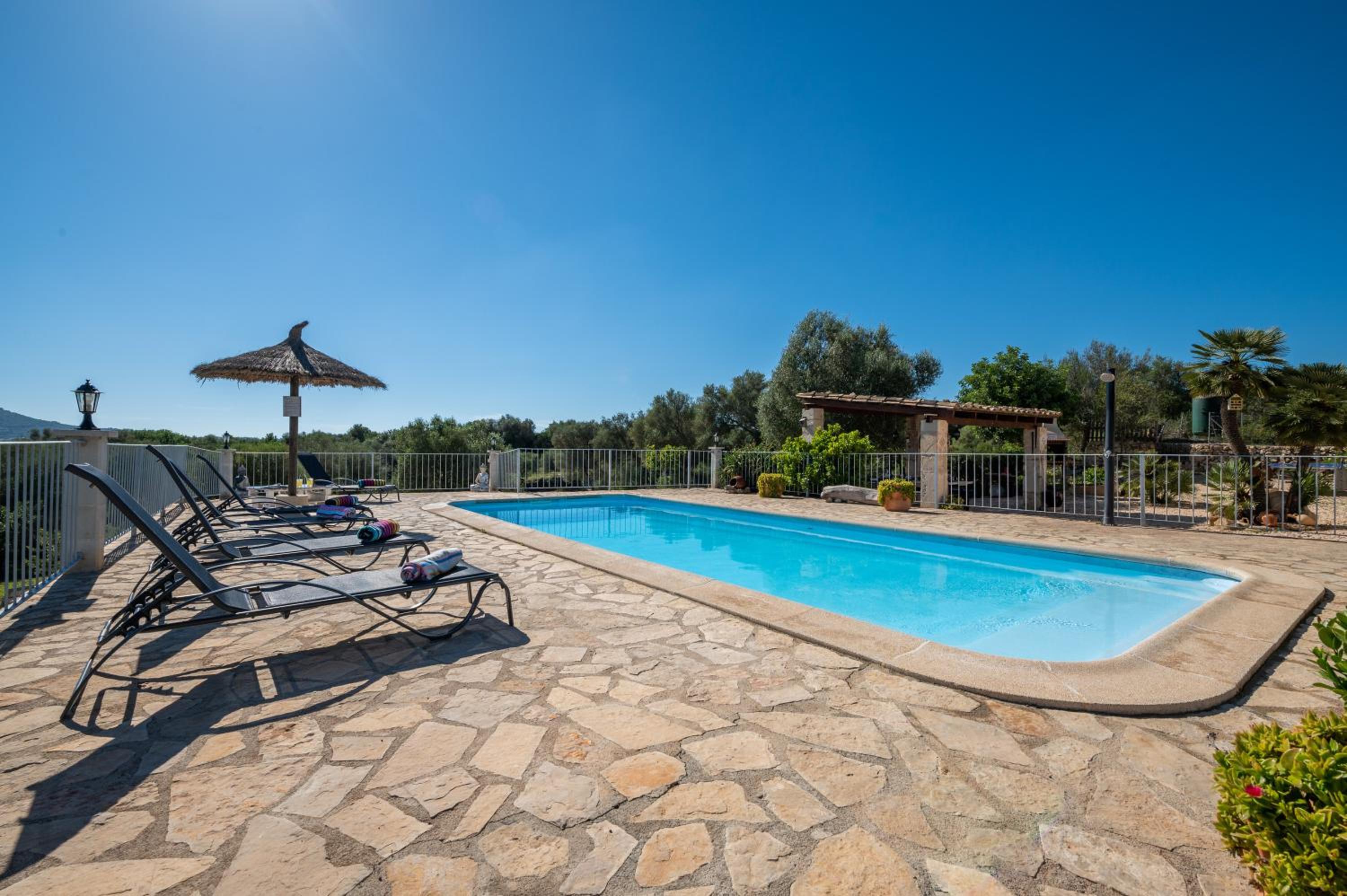 Finca Son Puca en Petra — recepcion & lobby