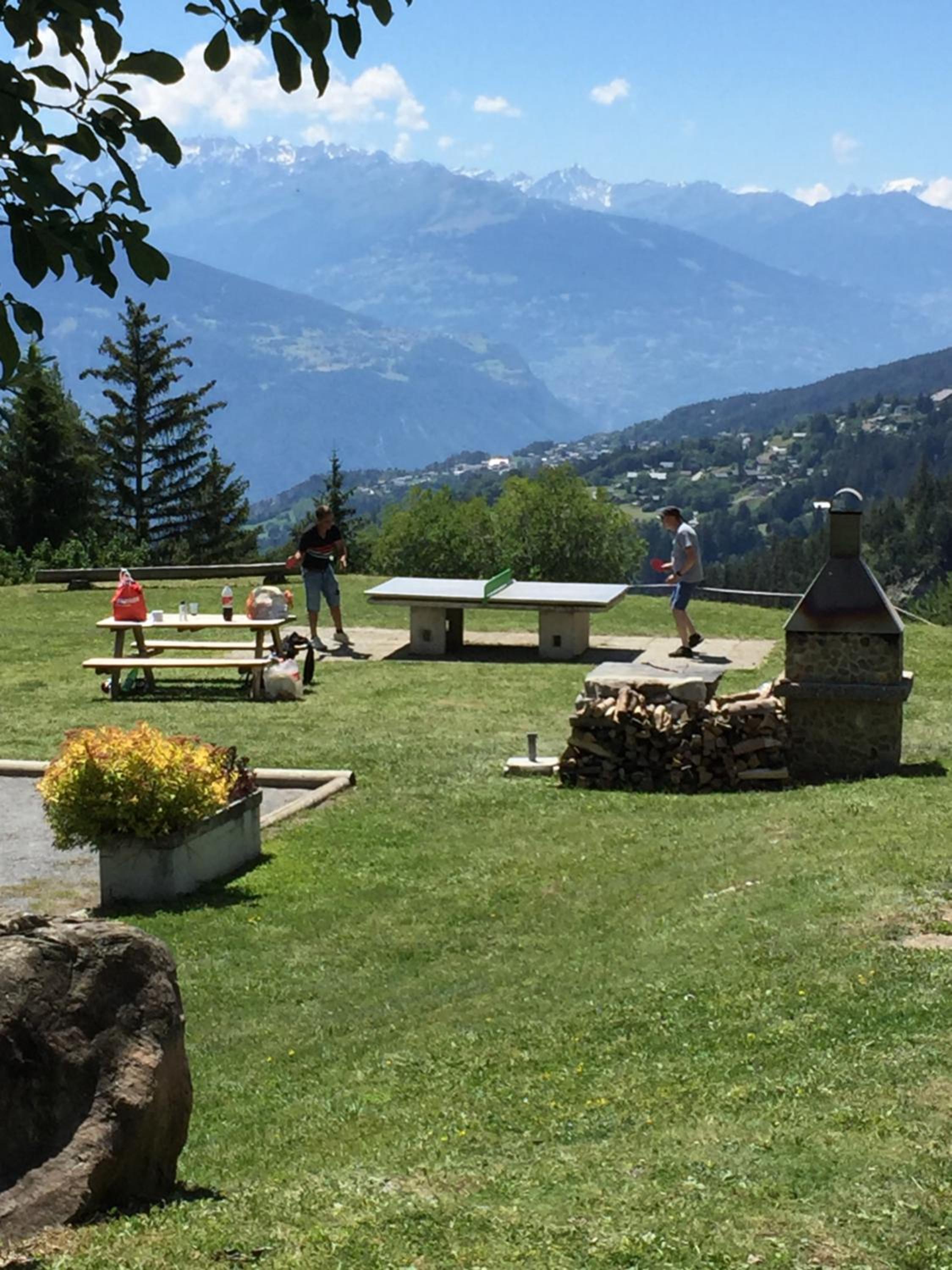 Apartment Eglantine with stunning views of the Valais Peaks