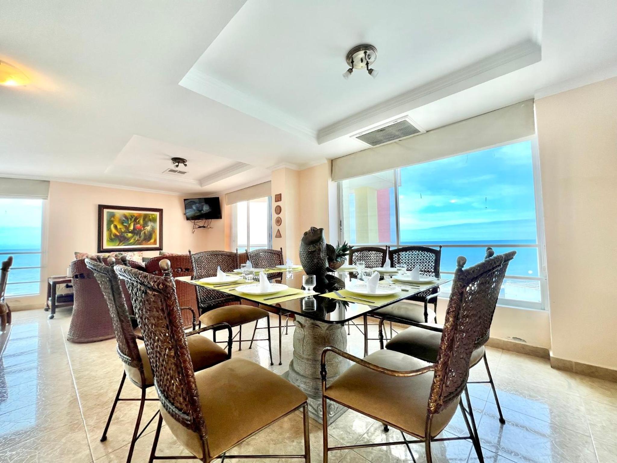Encantador departamento frente al mar con WIFI view 3