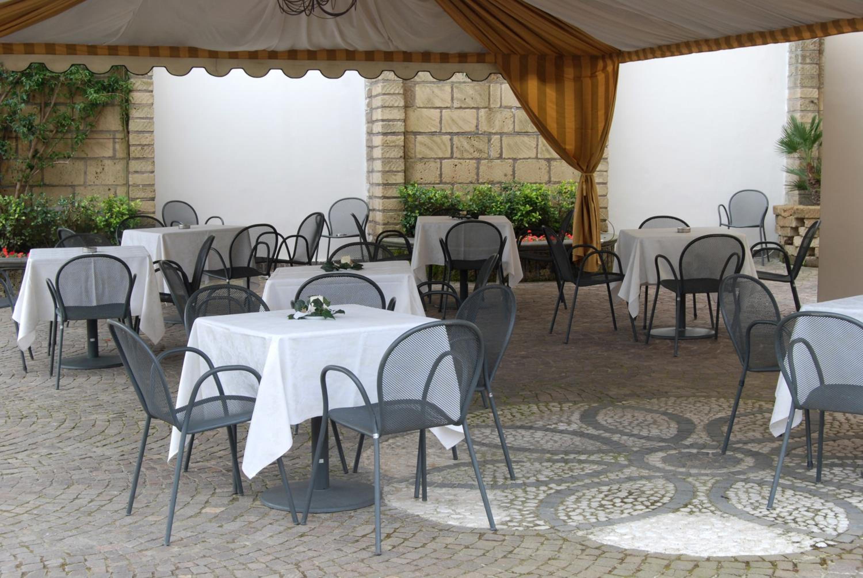 outdoor BBQ area