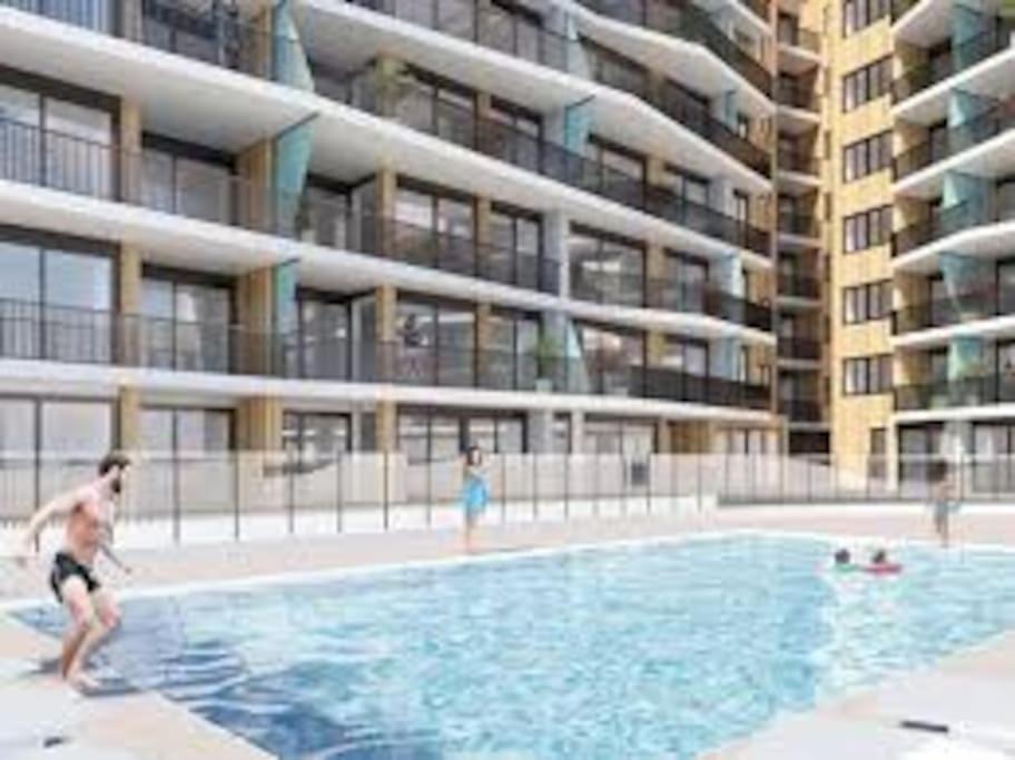 Sea View 1 BR Flat With Pool - Ideal For Couples & Families By SlowayStay Holiday Apartment & Short Term Rental Oostende
