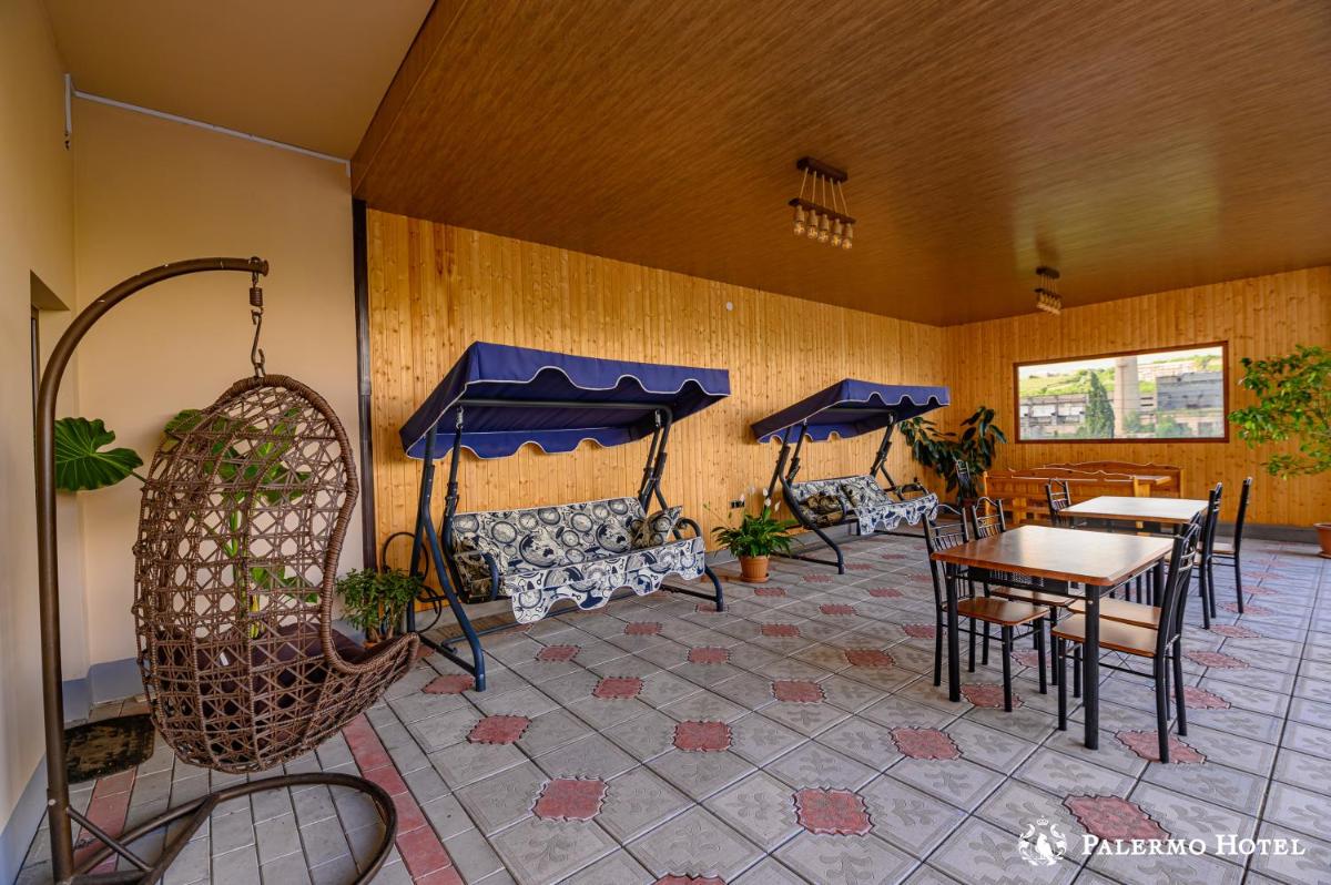 outdoor BBQ area