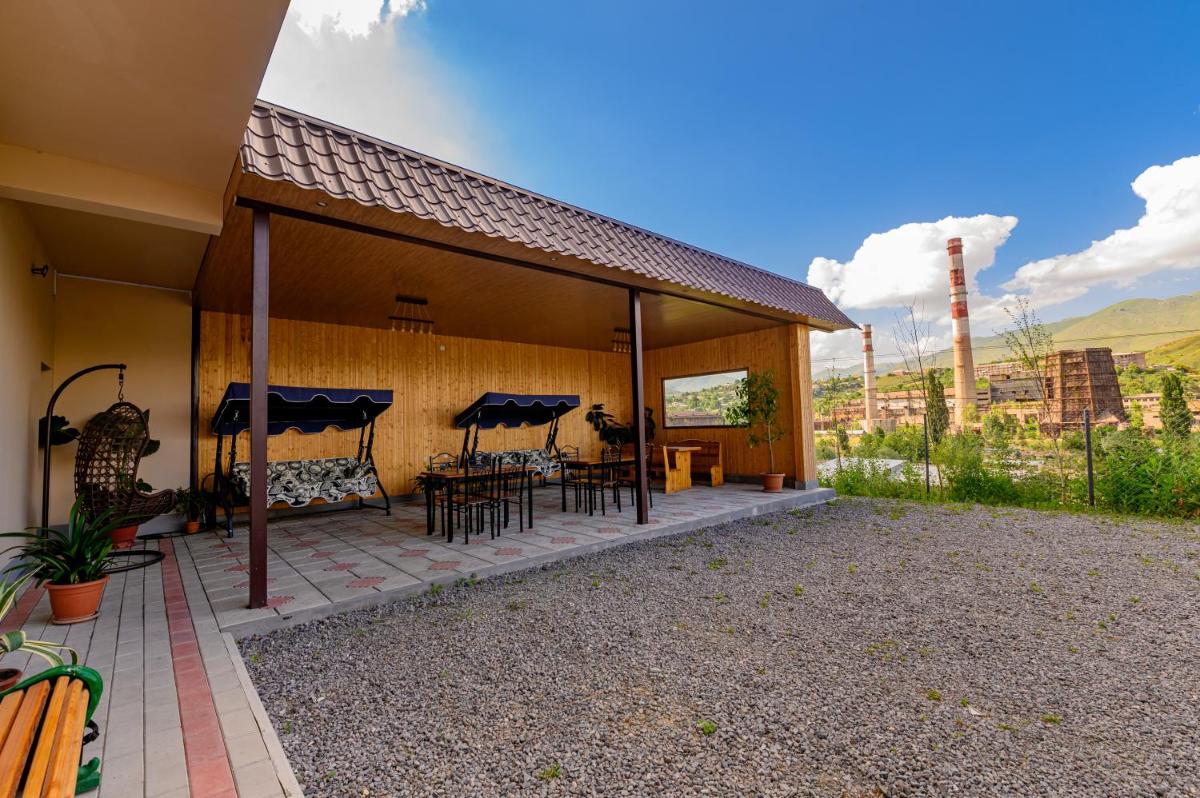 outdoor BBQ area