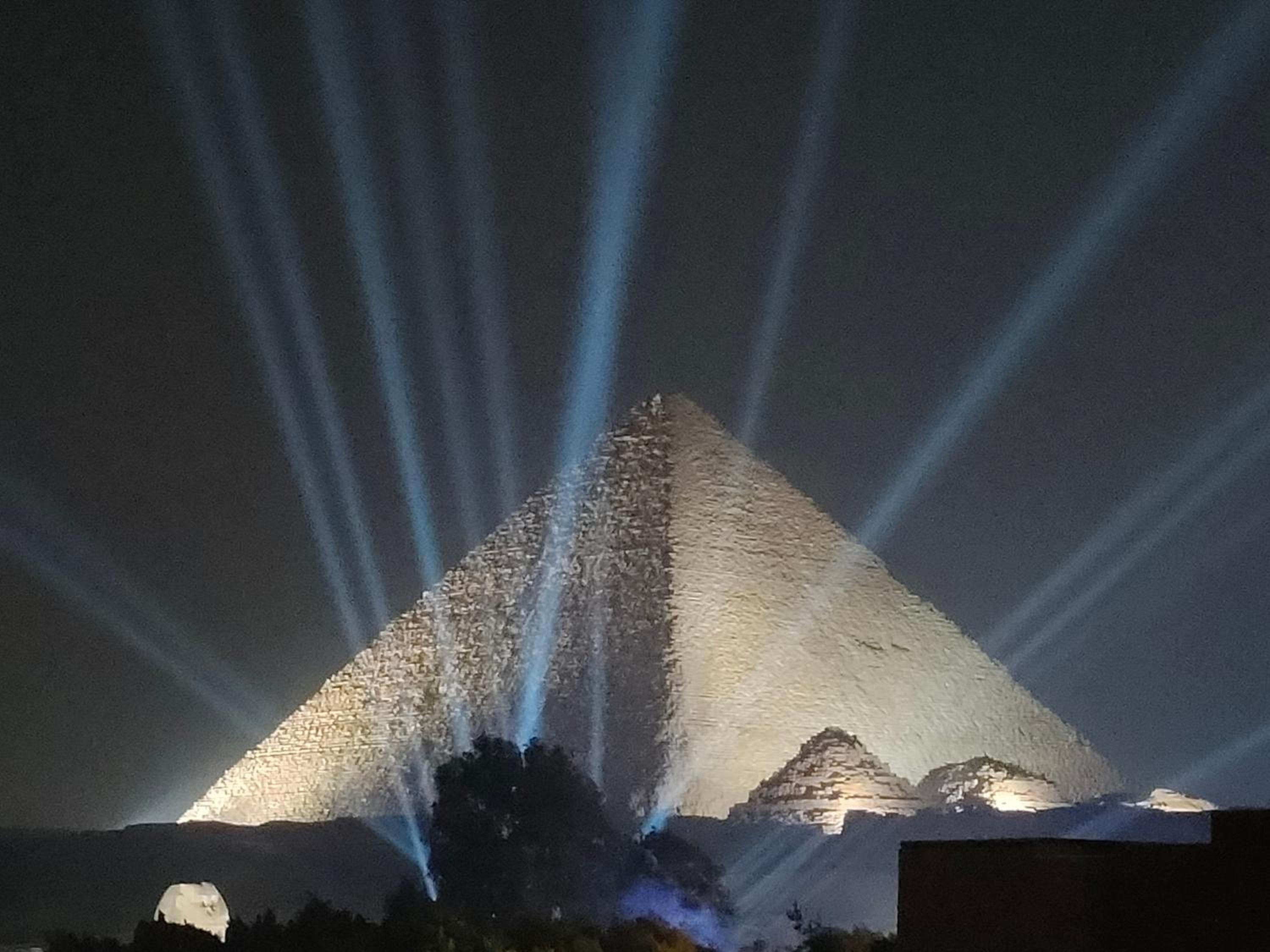 Anubis kingdom pyramids view