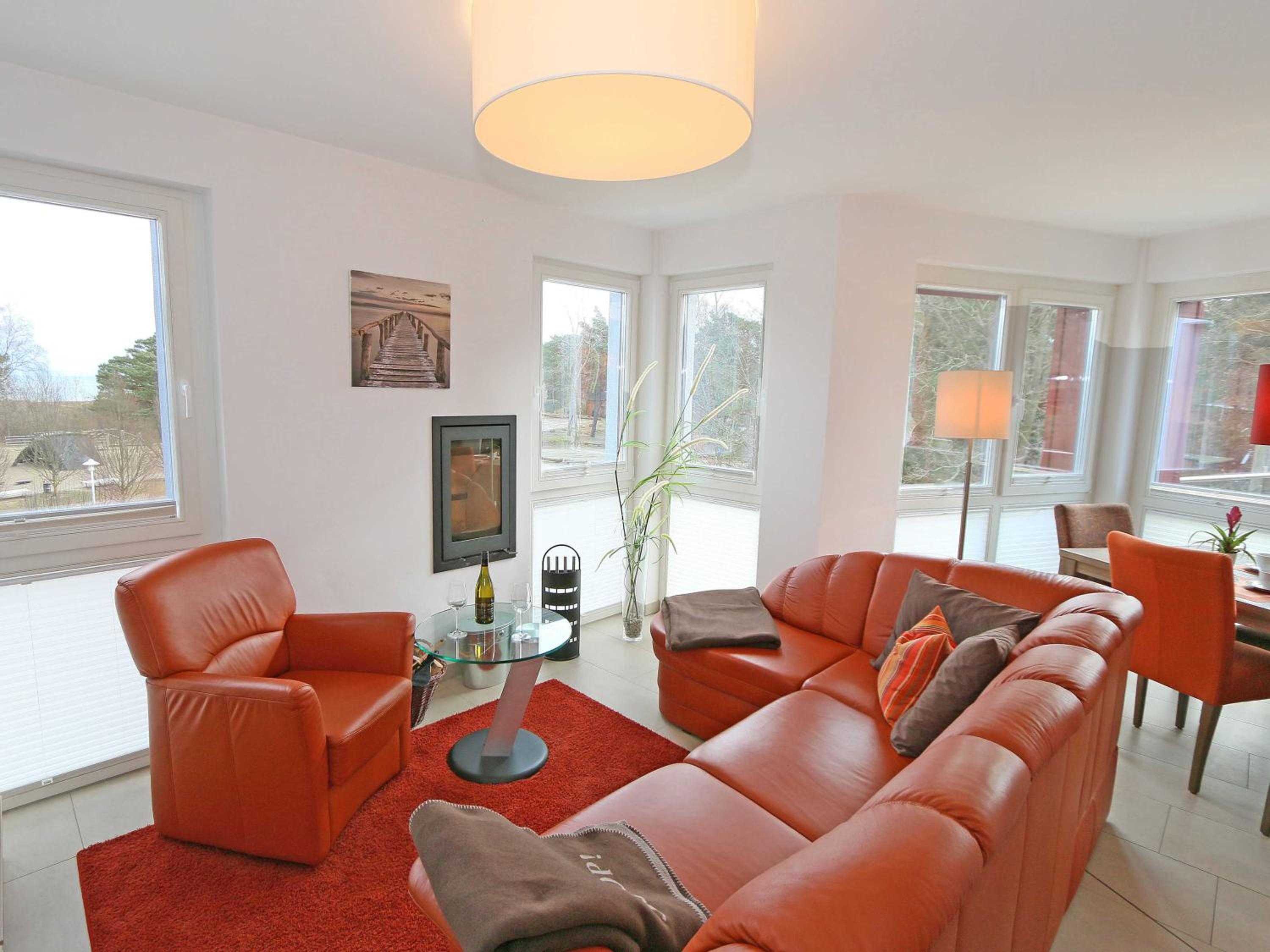 Strandvilla Baabe - WG 26 mit Meerblick, Kamin, Sauna, Whirlpool