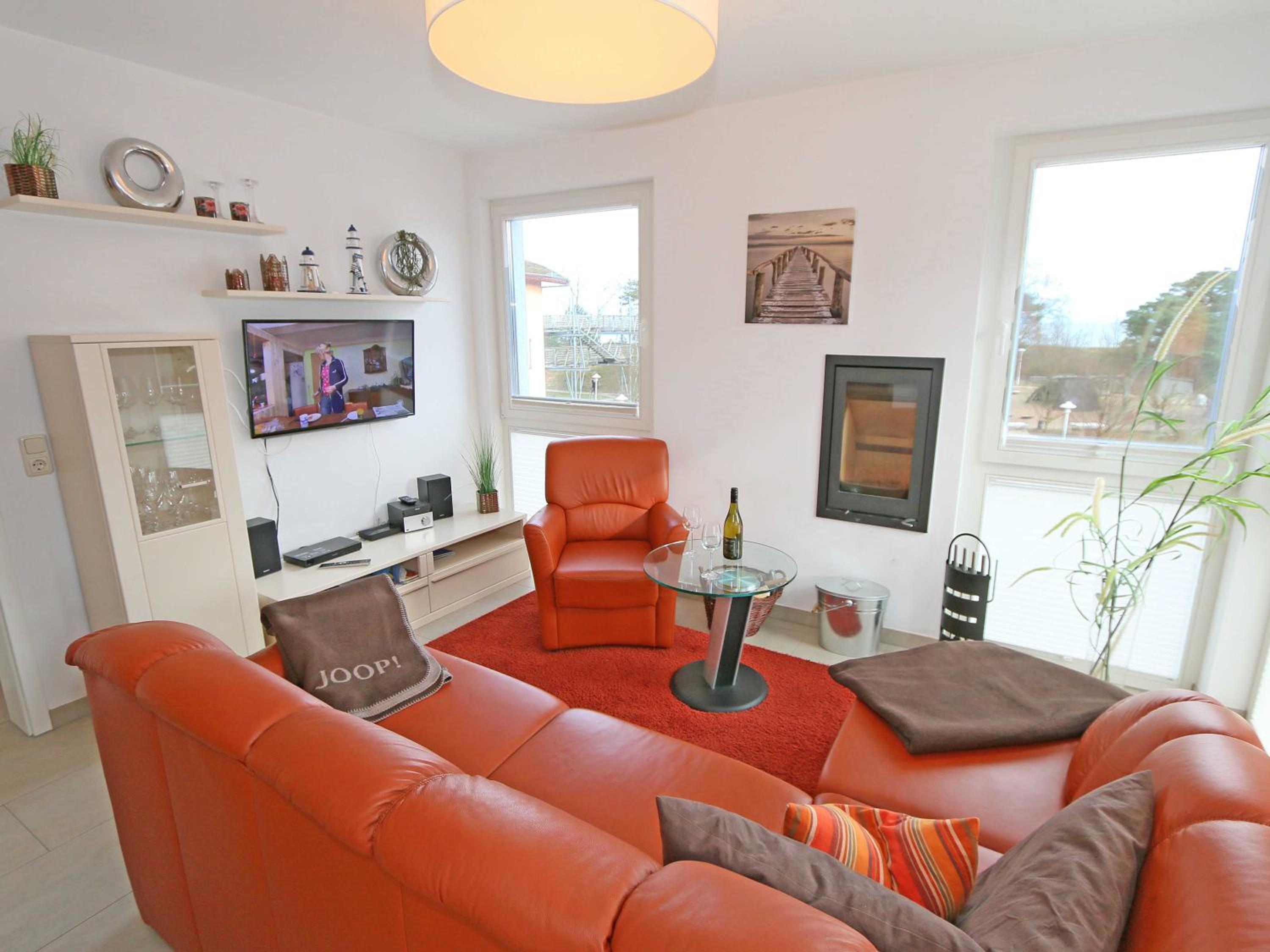 Strandvilla Baabe - WG 26 mit Meerblick, Kamin, Sauna, Whirlpool
