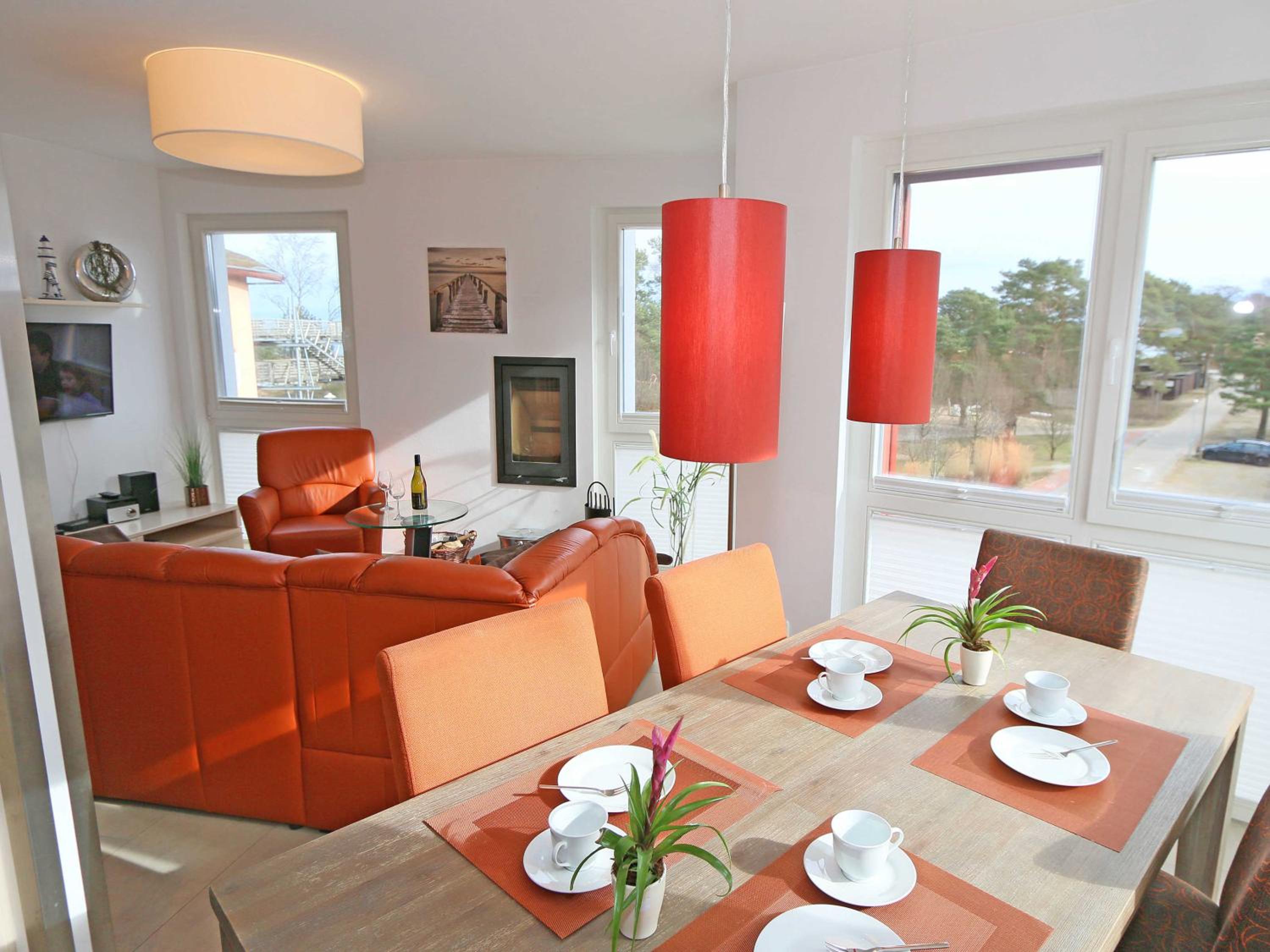 Strandvilla Baabe - WG 26 mit Meerblick, Kamin, Sauna, Whirlpool