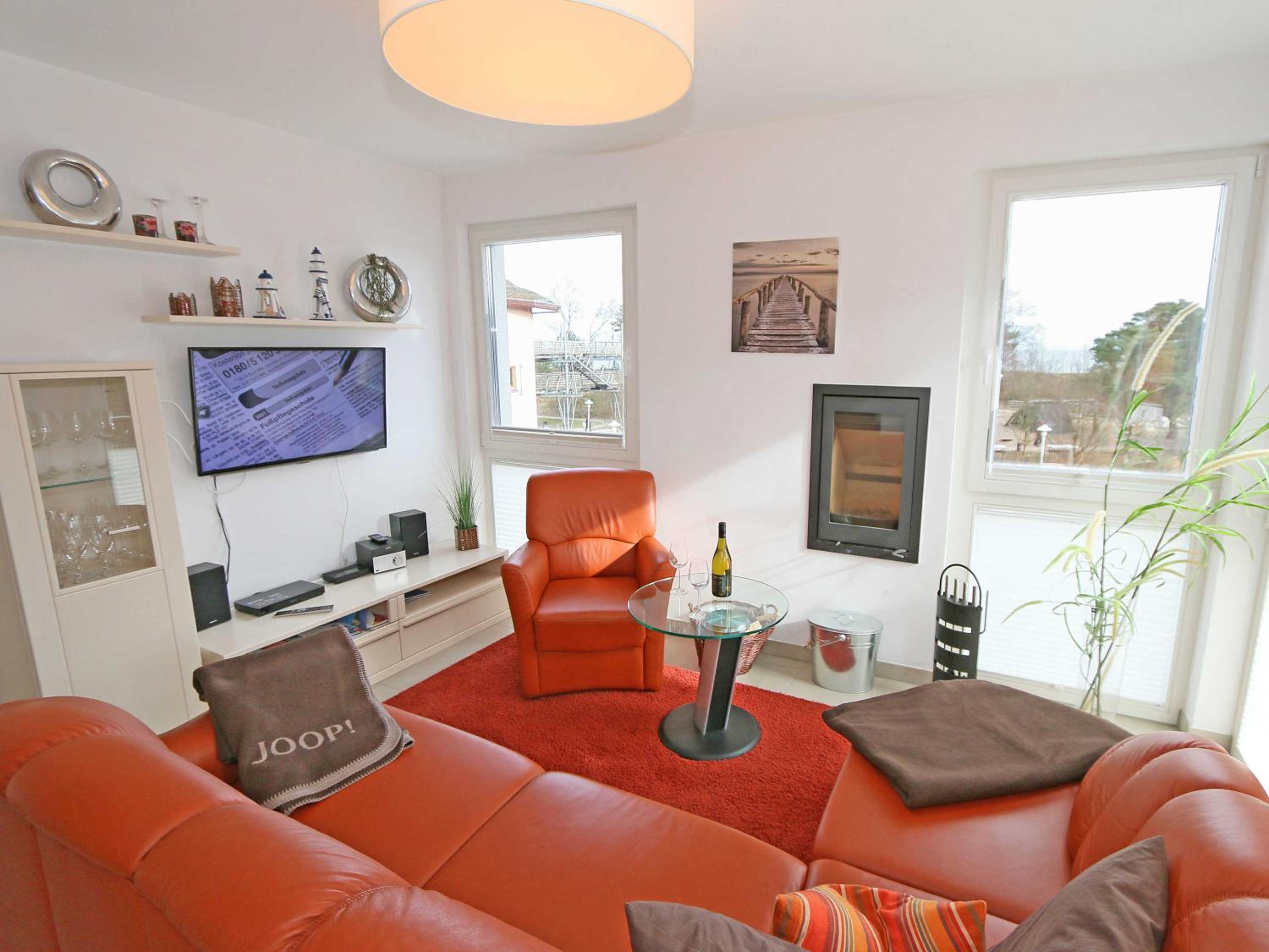 Strandvilla Baabe - WG 26 mit Meerblick, Kamin, Sauna, Whirlpool