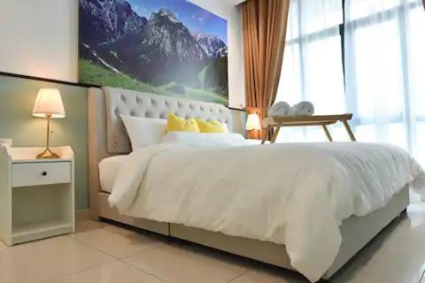 Legasi Kampung baru guest house by rumahrehat 1908sqft huge balcony for BBQ twin tower view
