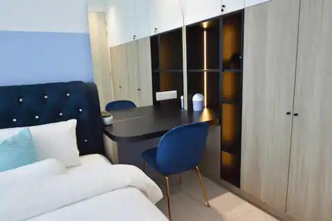 Legasi Kampung baru guest house by rumahrehat 1908sqft huge balcony for BBQ twin tower view