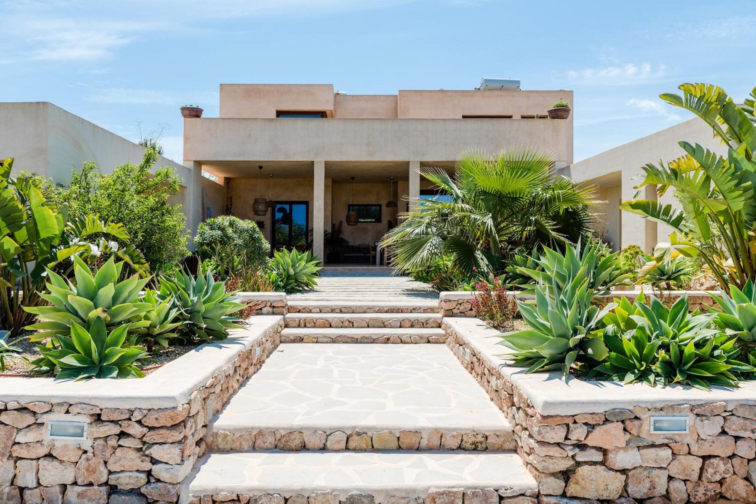 Lavish Ibizan Villa Beautiful Gardens Villa Izarra Private Pool & Wonderful Country Views San Jose