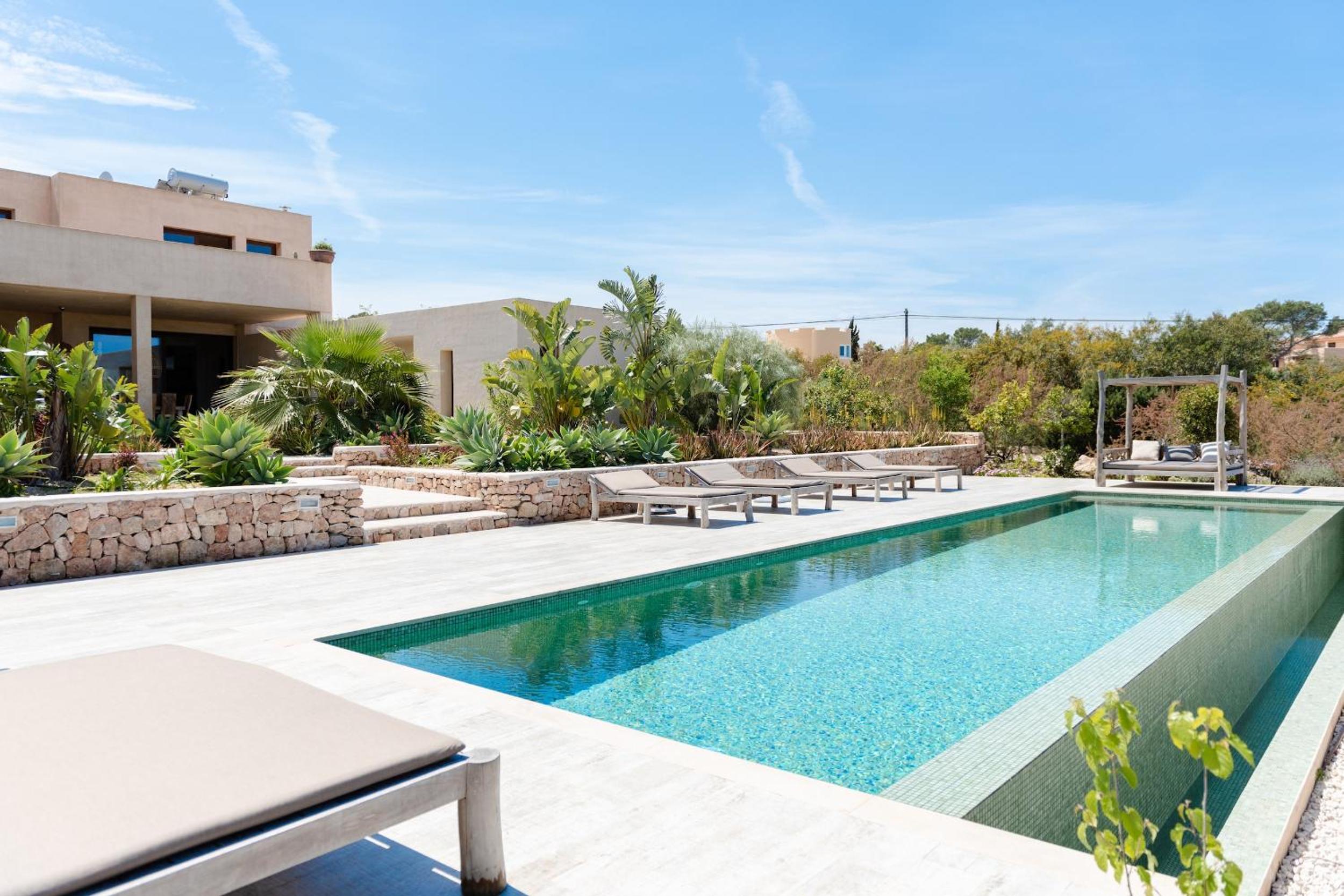 Lavish Ibizan Villa Beautiful Gardens Villa Izarra Private Pool & Wonderful Country Views San Jose