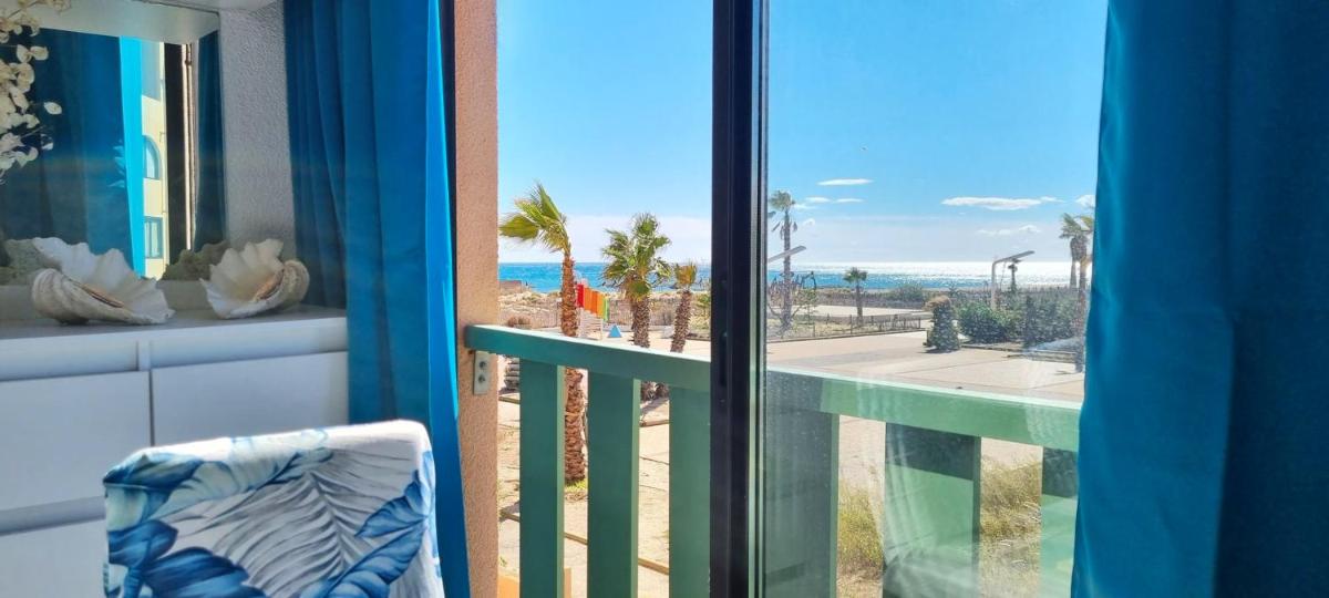 Appartement d'une chambre a Le Barcares a 50 m de la plage avec vue sur la mer et wifi view 2