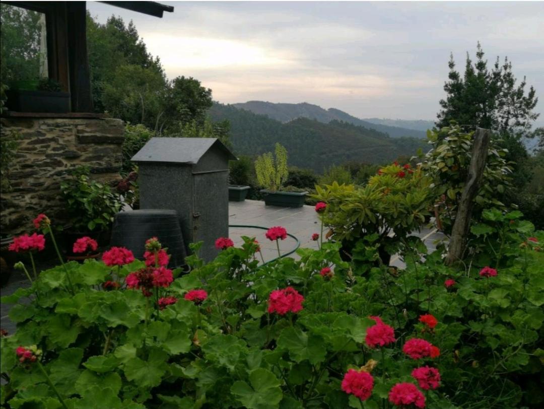 Casa de piedra en pequeña aldea de Ortigueira