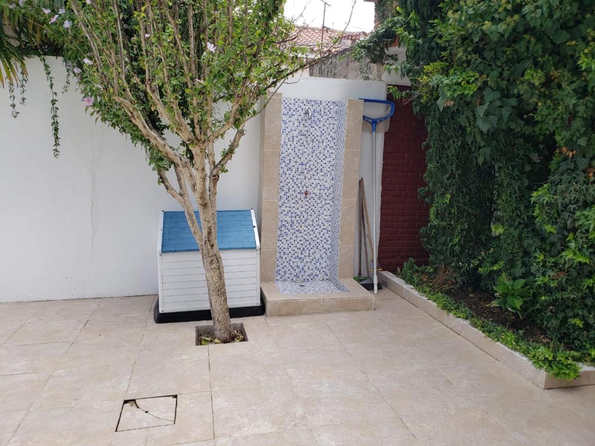 outdoor BBQ area