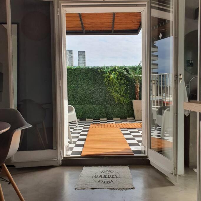 Estudio Loft Encantador con Terraza y parrilla en Palermo, luz y WiFi