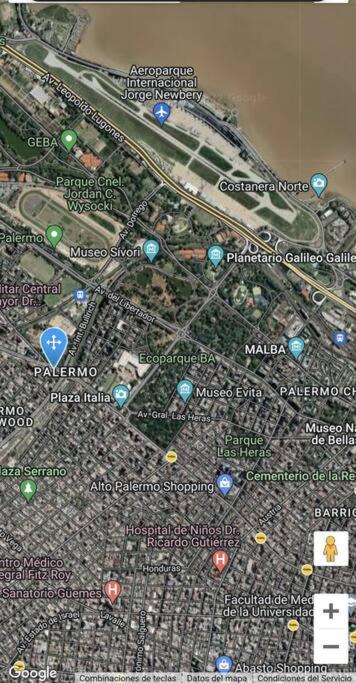 Estudio Loft Encantador con Terraza y parrilla en Palermo, luz y WiFi