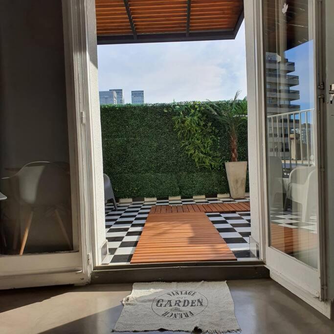 Estudio Loft Encantador con Terraza y parrilla en Palermo, luz y WiFi