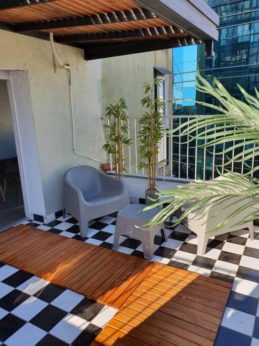 Estudio Loft Encantador con Terraza y parrilla en Palermo, luz y WiFi