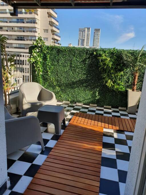 Estudio Loft Encantador con Terraza y parrilla en Palermo, luz y WiFi