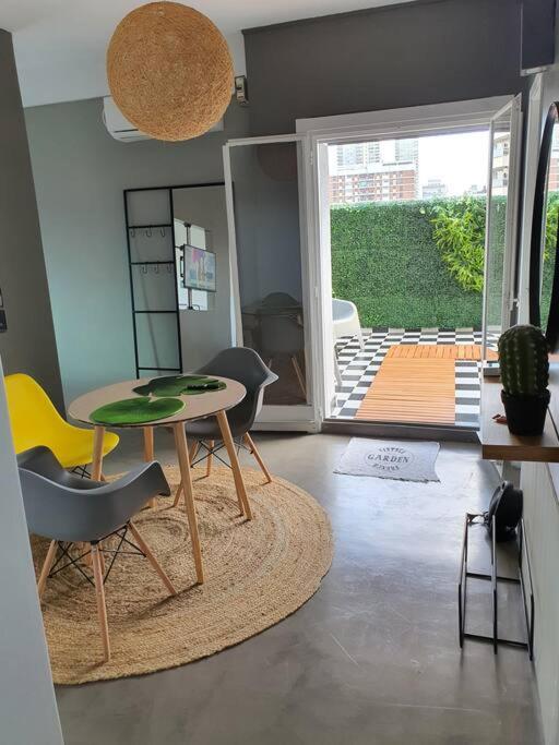 Estudio Loft Encantador con Terraza y parrilla en Palermo, luz y WiFi