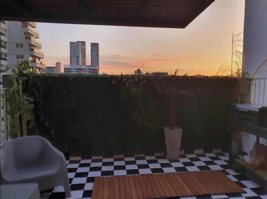 Estudio Loft Encantador con Terraza y parrilla en Palermo, luz y WiFi
