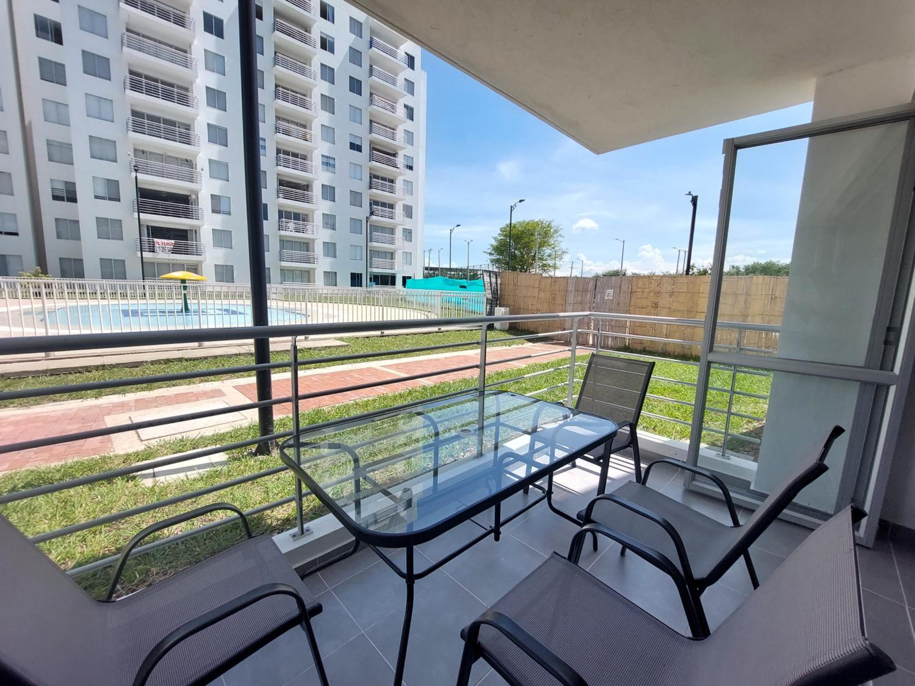 Apartamento Aqualina Orange Primer Piso Vista a Piscina