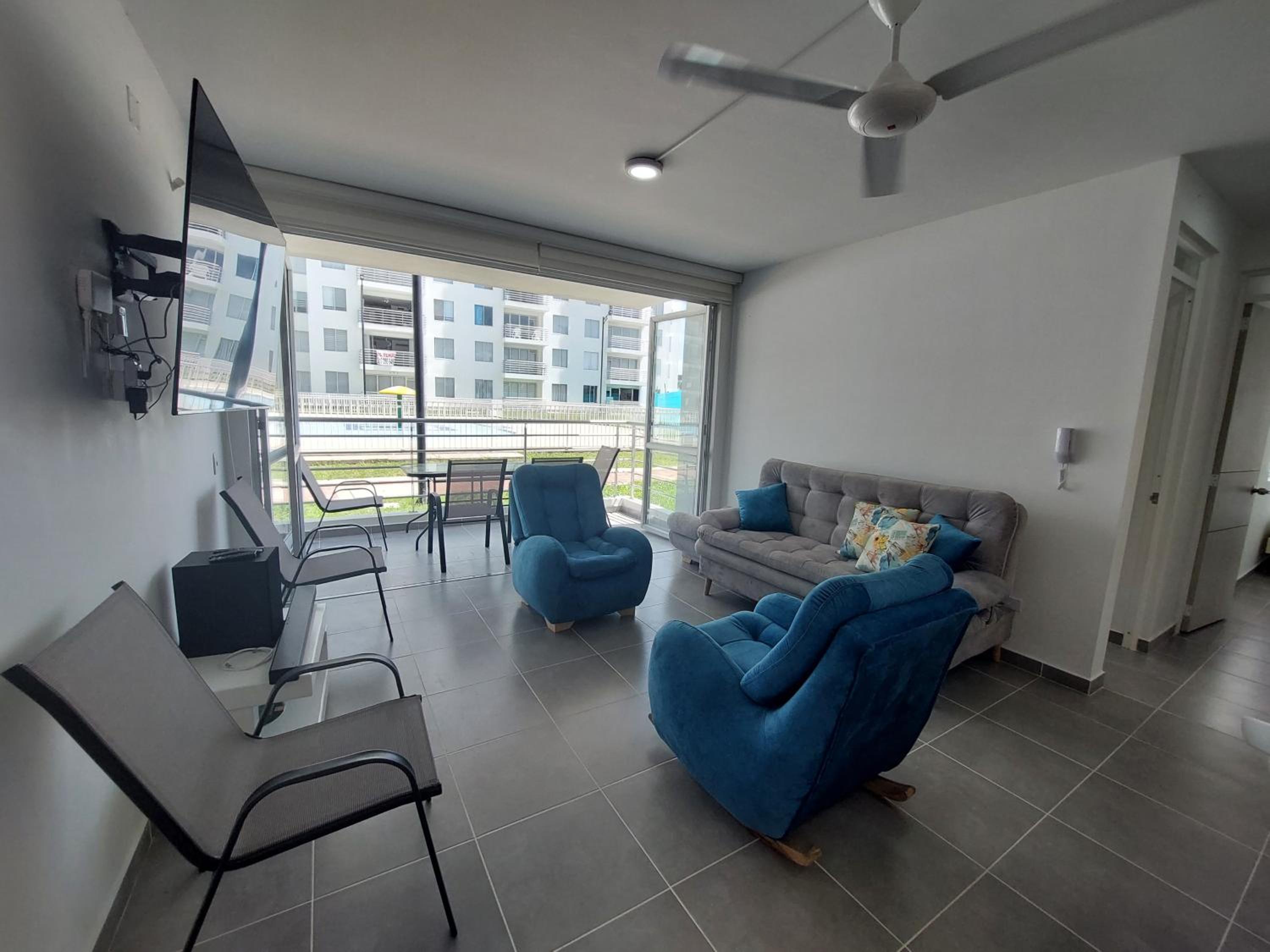 Apartamento Aqualina Orange Primer Piso Vista a Piscina