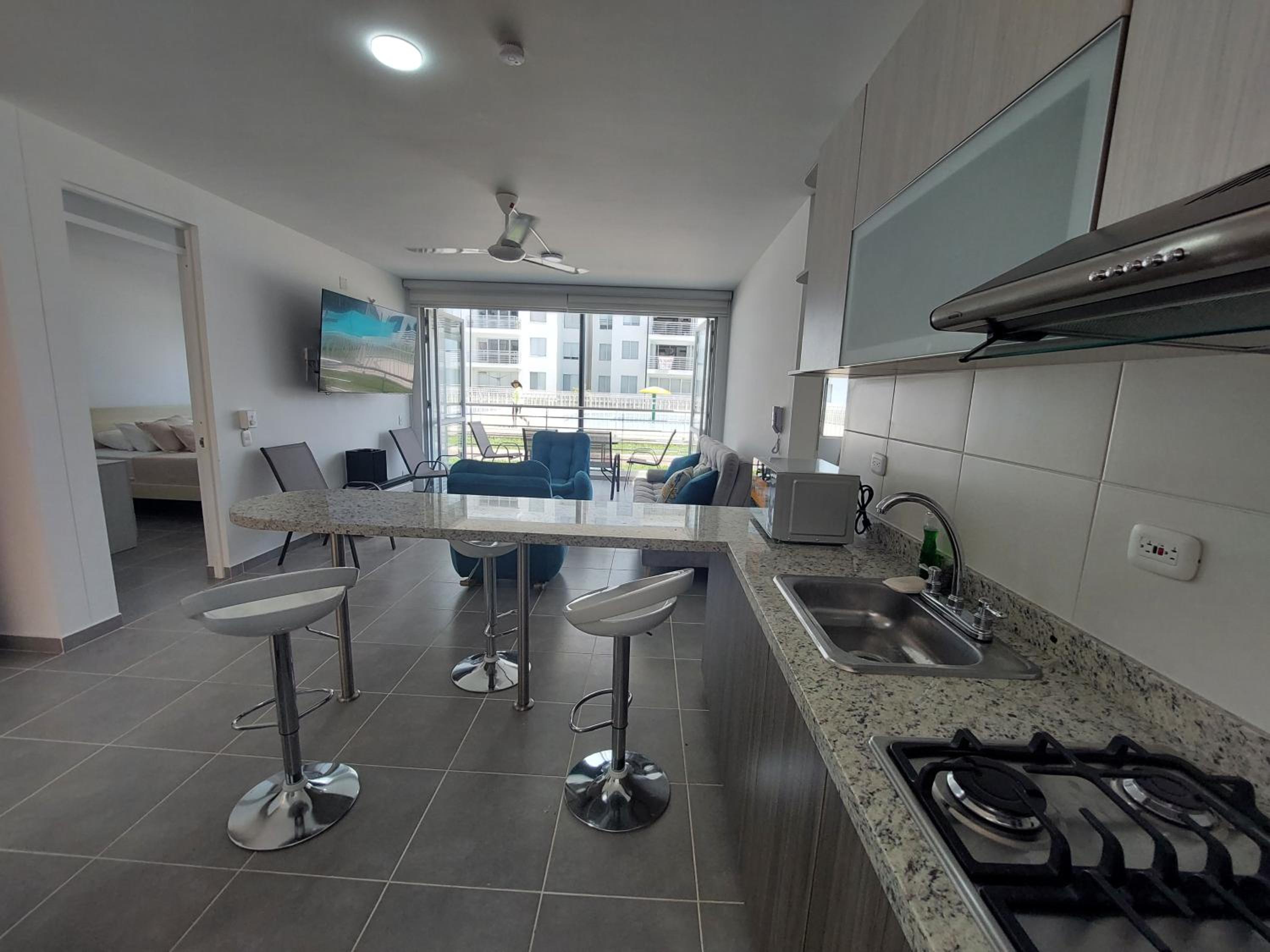 Apartamento Aqualina Orange Primer Piso Vista a Piscina