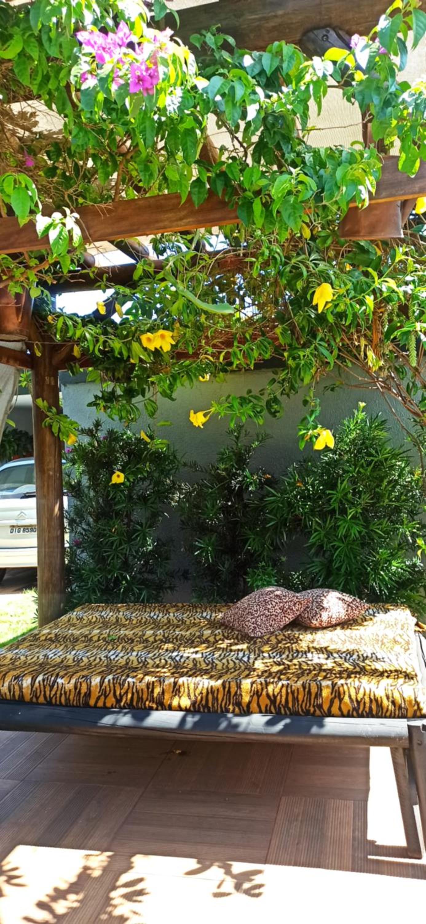 outdoor BBQ area