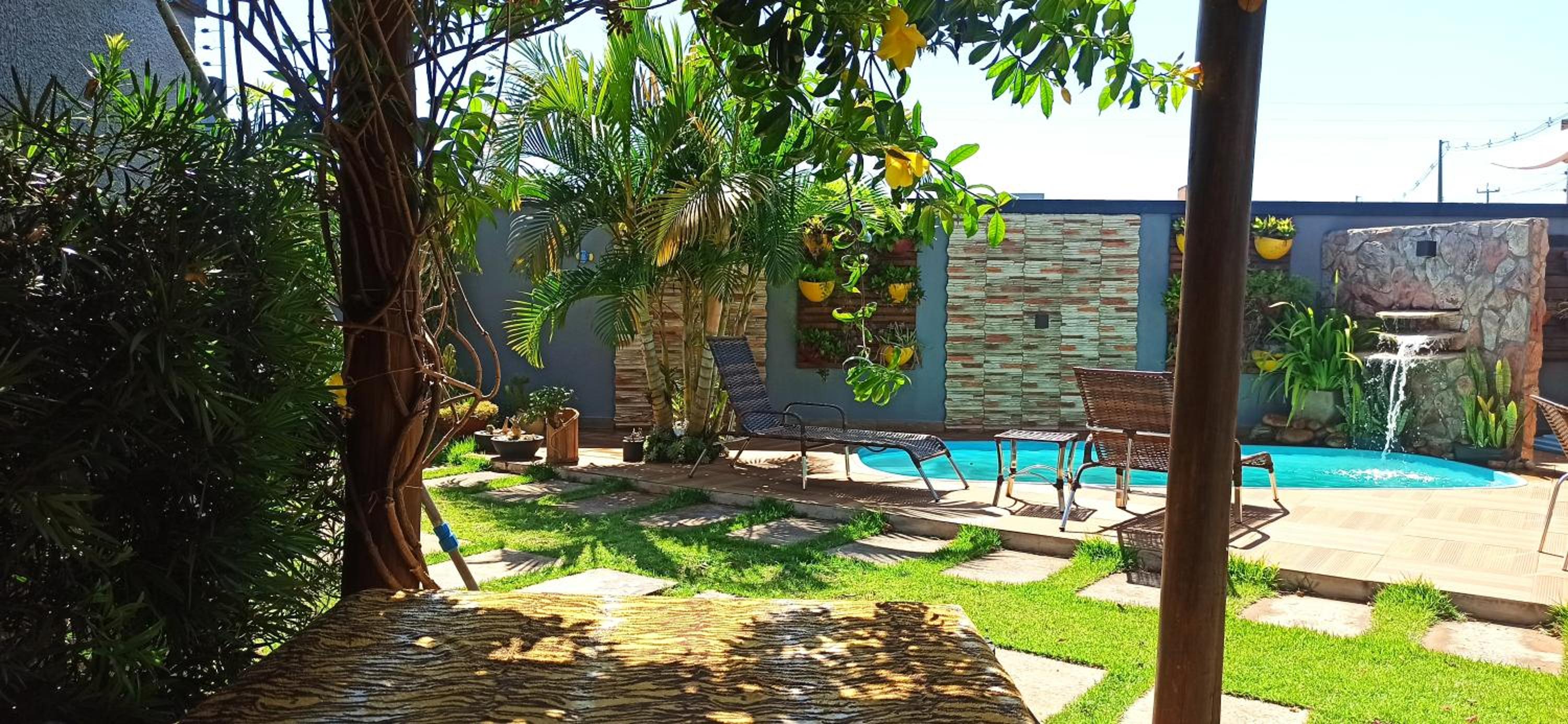 outdoor BBQ area