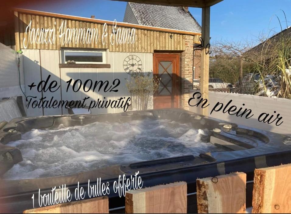 Gite Au champ du bouillon proche de Pairi Daiza wellness en option