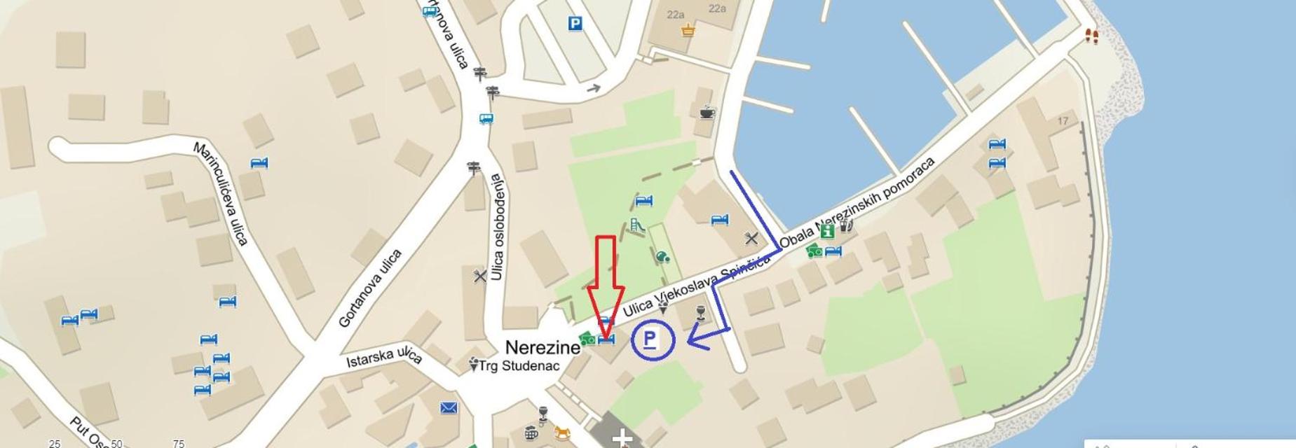 Nerezine apartmany CENTRUM