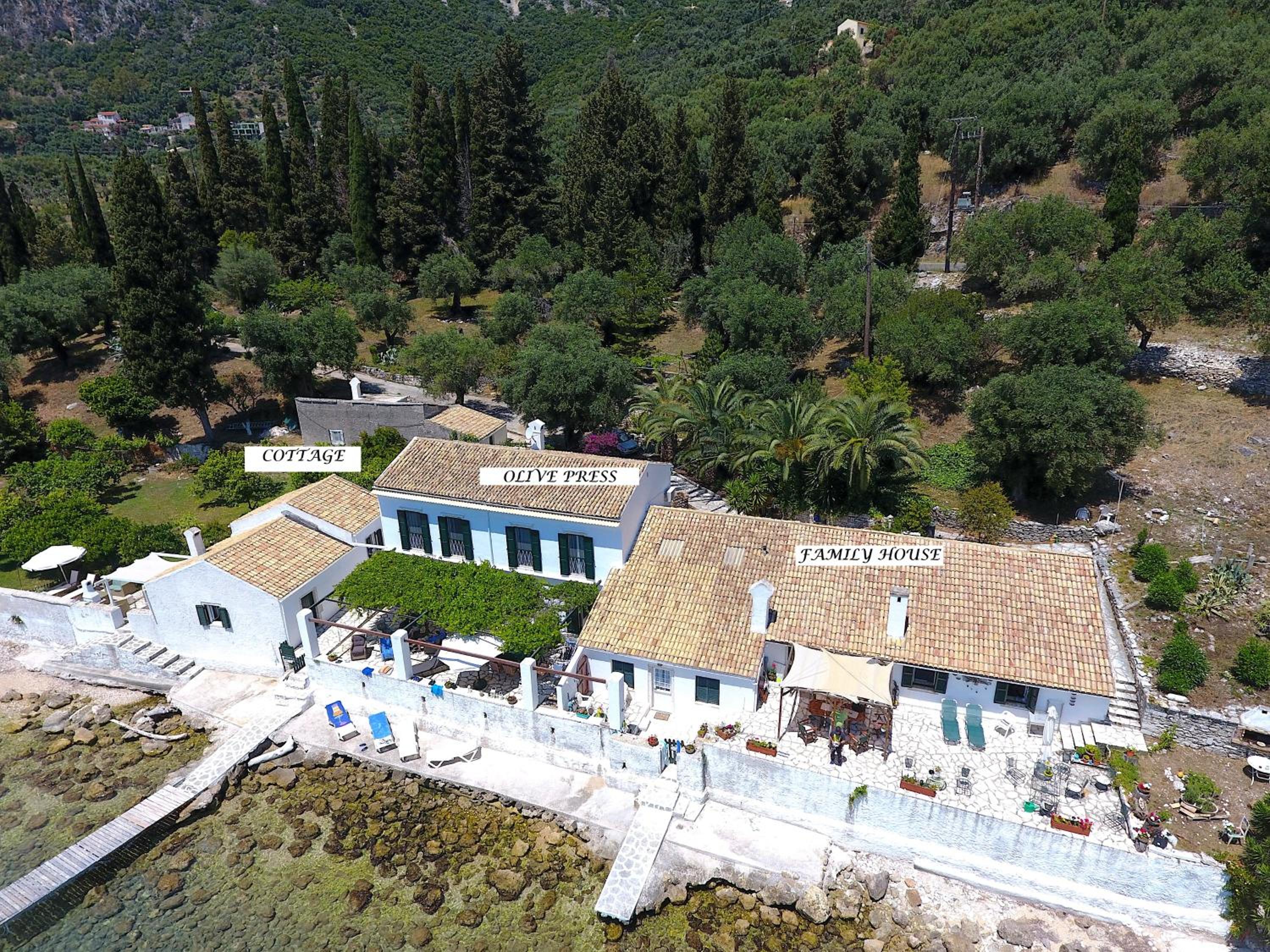 Nissaki Olive Press Villas view 3