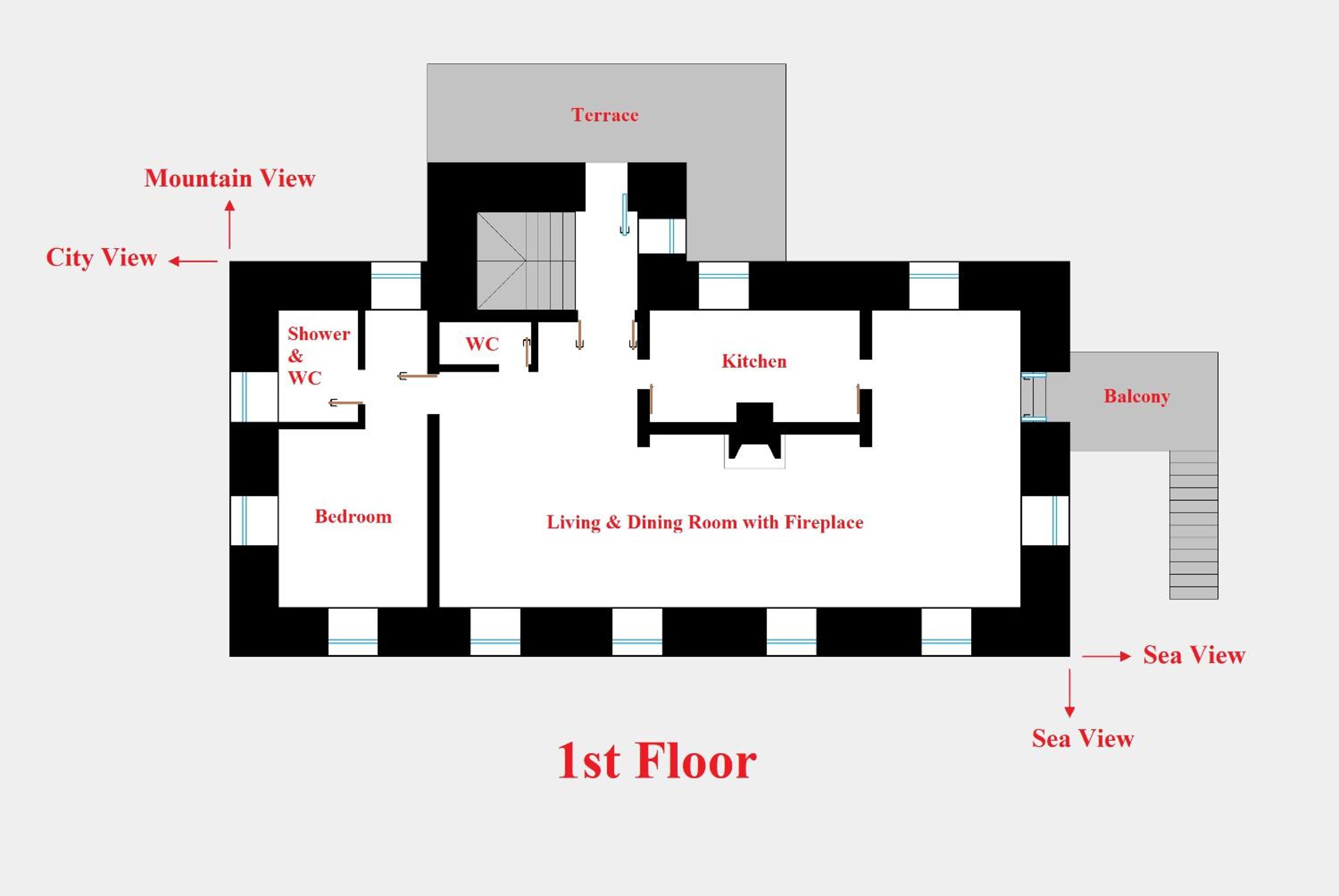 Villa Captain view 2