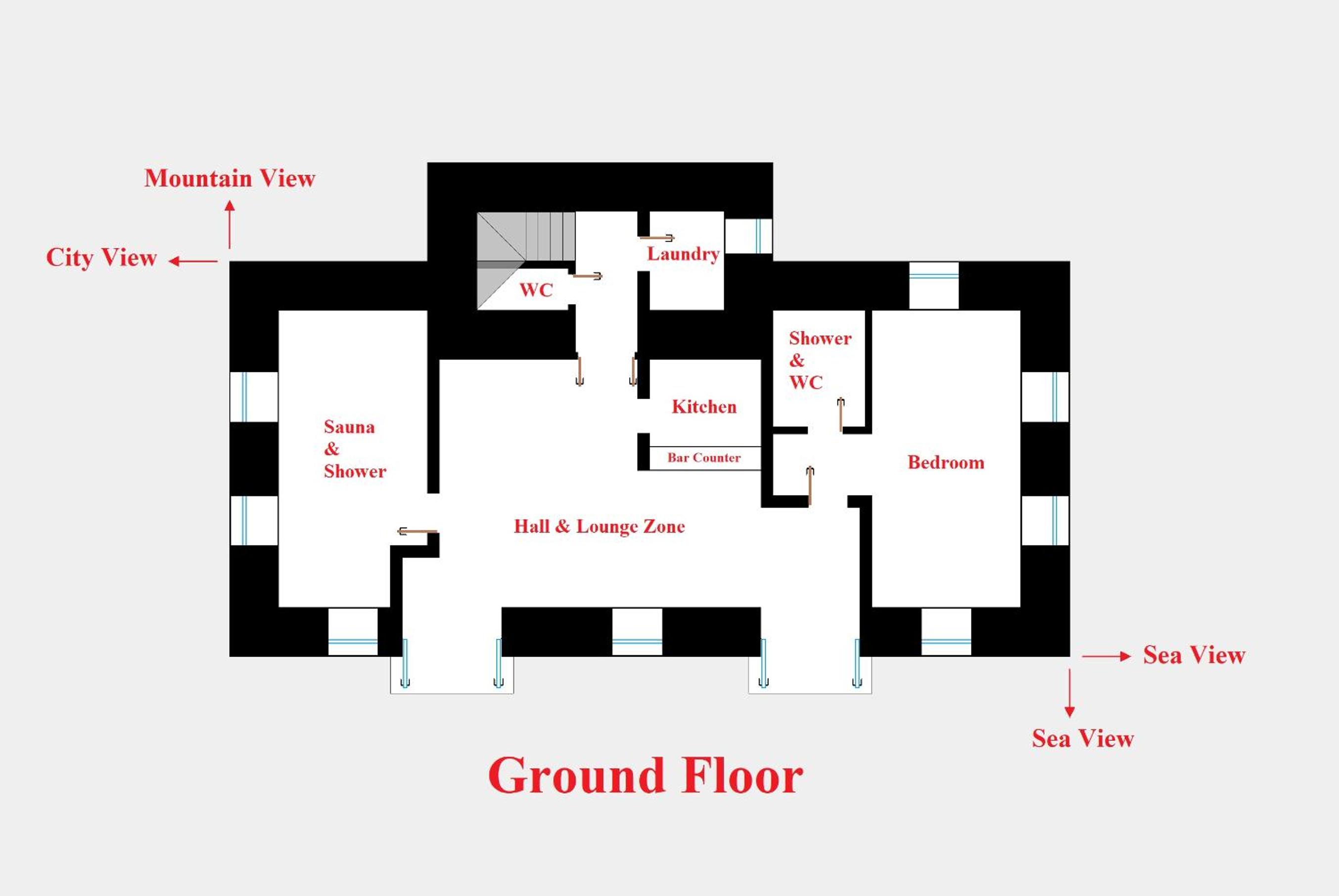 Villa Captain view 3