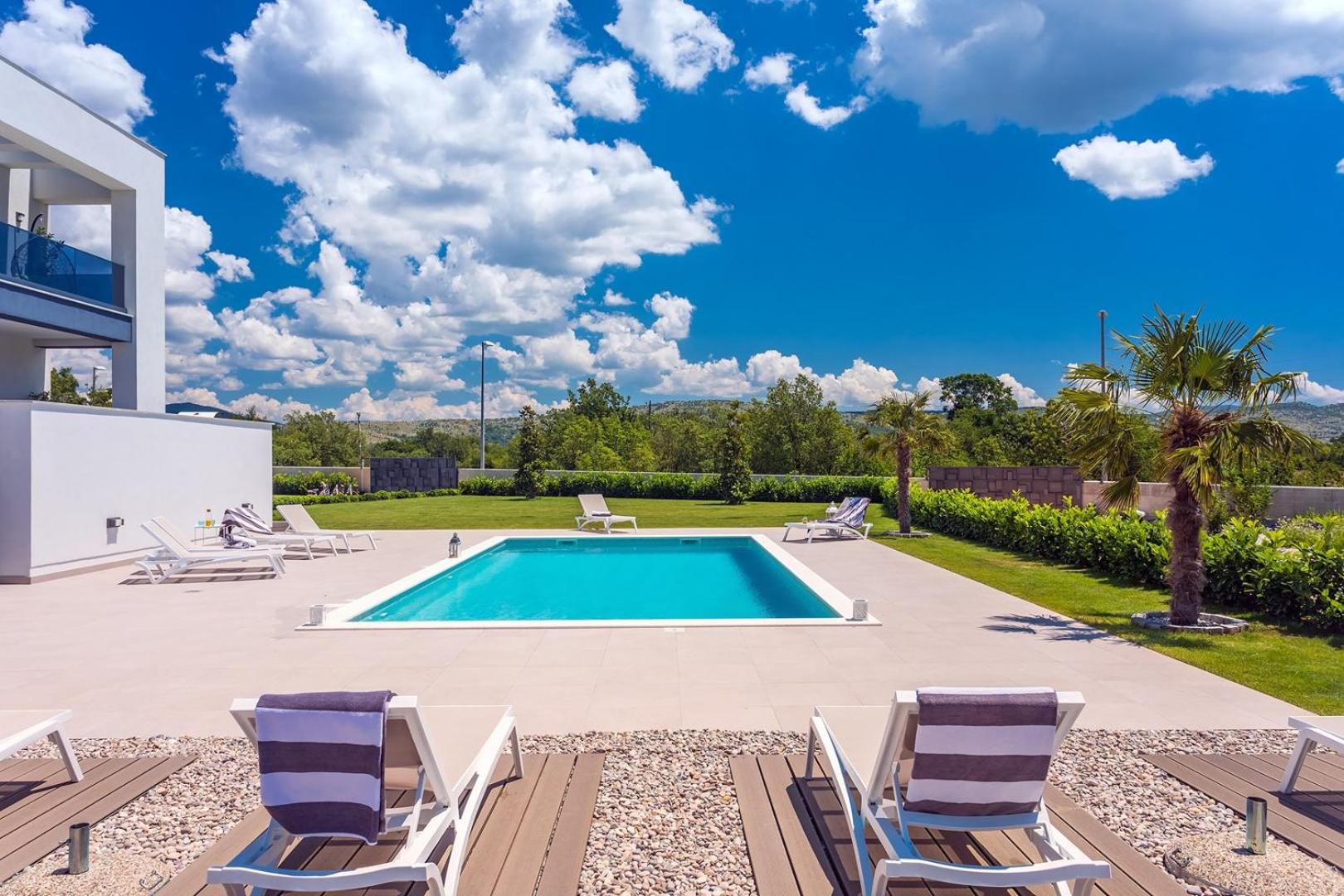 Villa Marijeta exclusive 5 star villa with 50sqm private pool, 6 bedrooms and playroom view 3