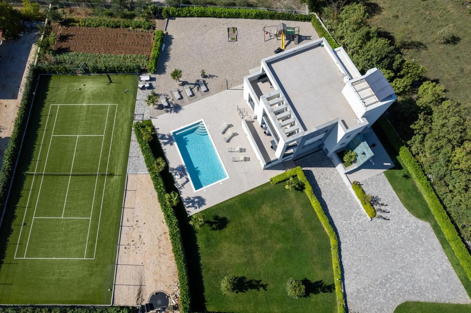 Villa Marijeta exclusive 5 star villa with 50sqm private pool, 6 bedrooms and playroom view 4