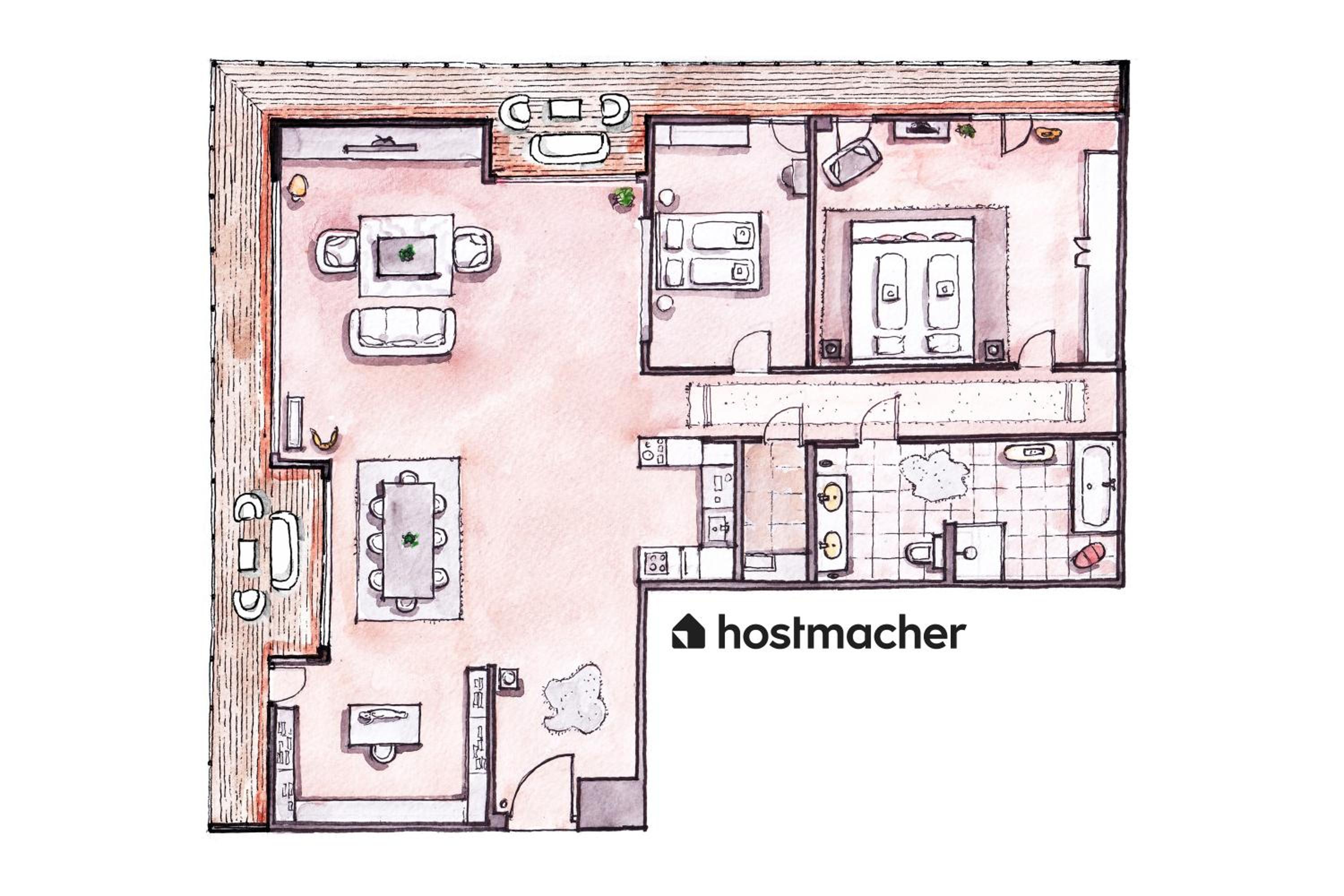 Exclusive 2BR Skyline Penthouse by HM