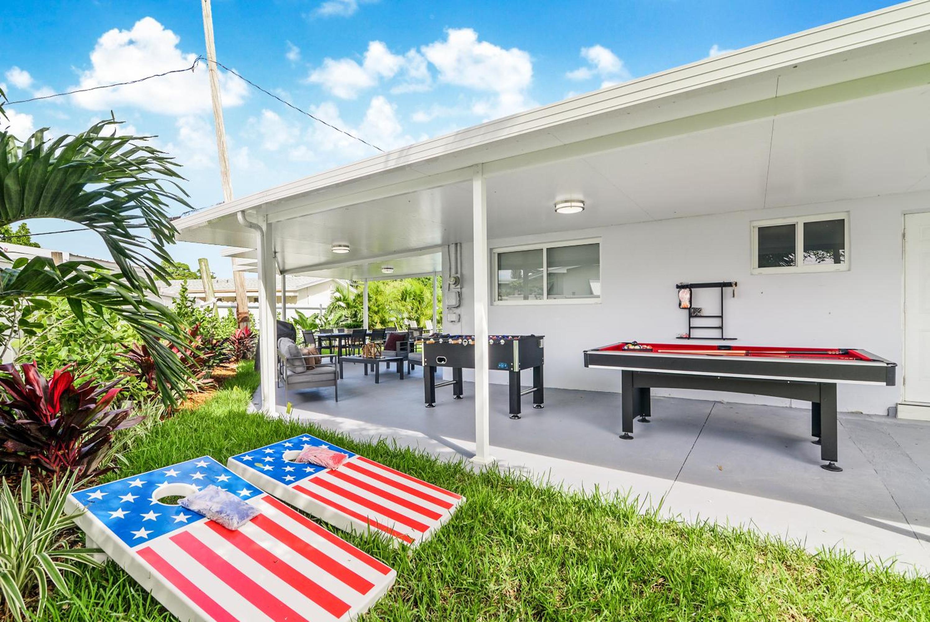 Family 5BR Miami Resort Pool, Sports & BBQ Oasis L04
