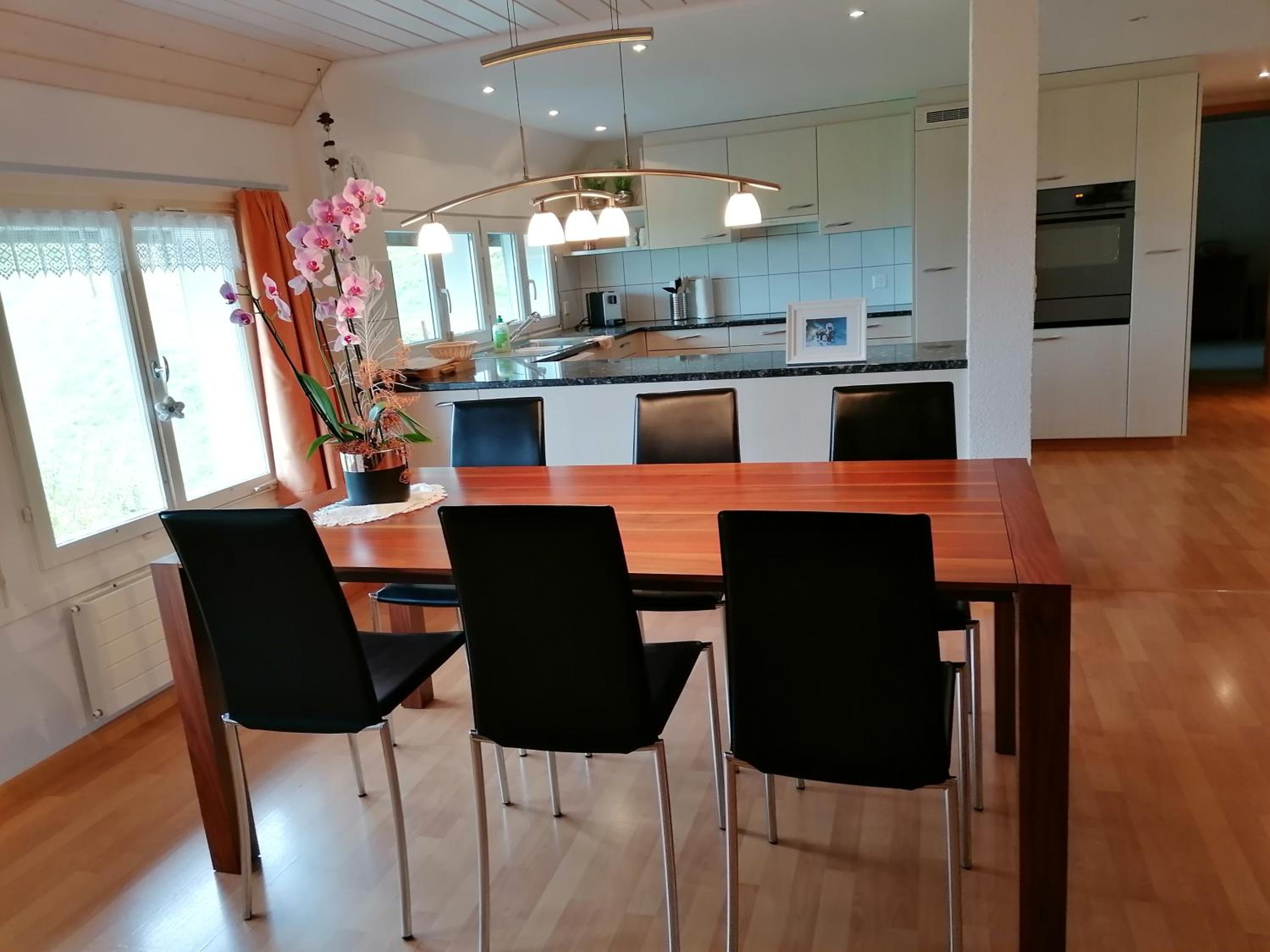 Schwellbrunn,Ferienwohnung mit Säntissicht