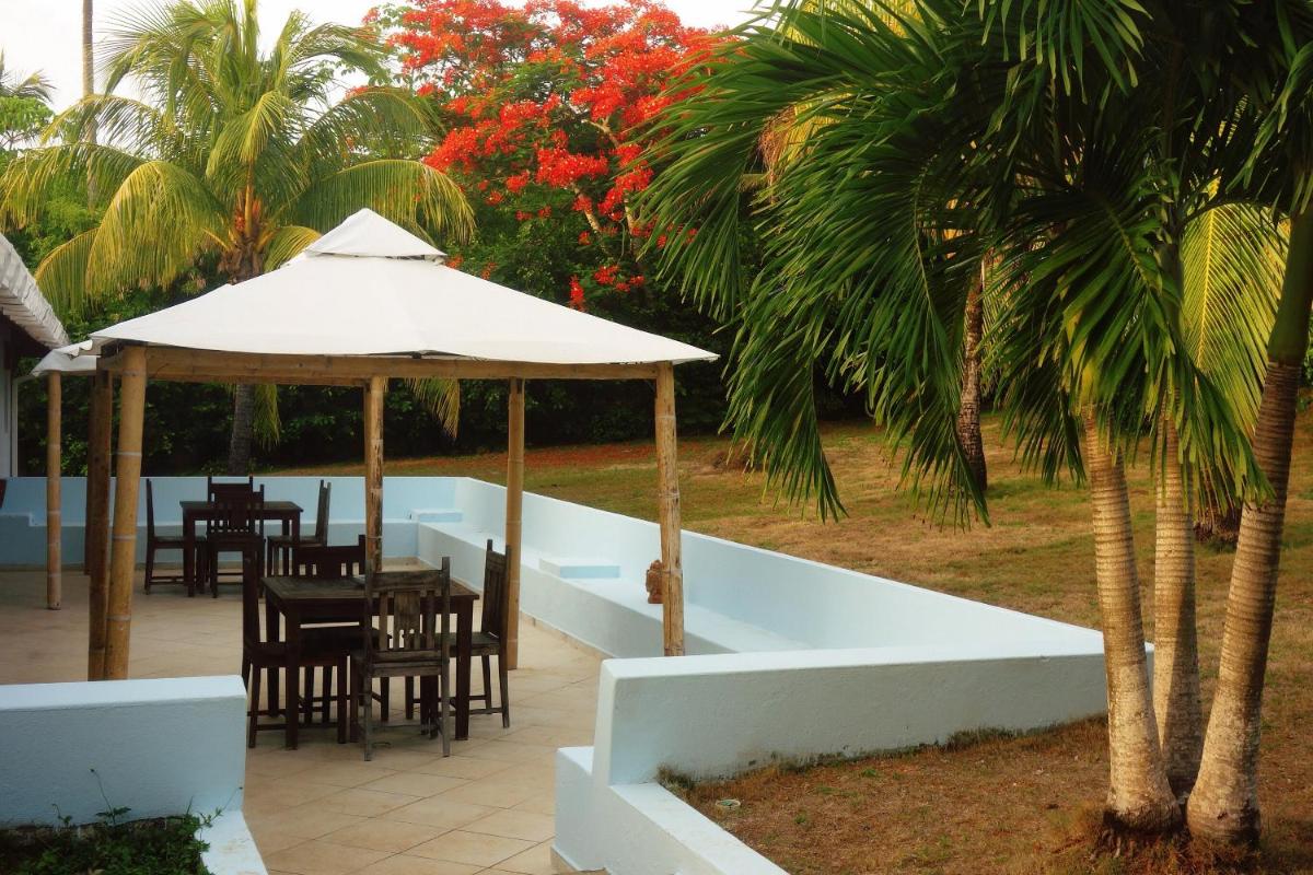 outdoor BBQ area