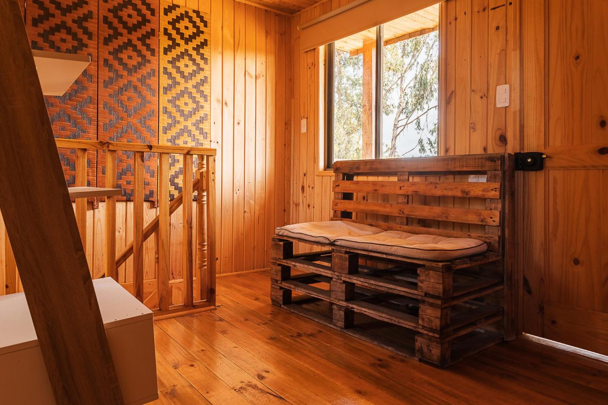 Cabaña en Tunquén con parrilla, fogón, piscina y bosque