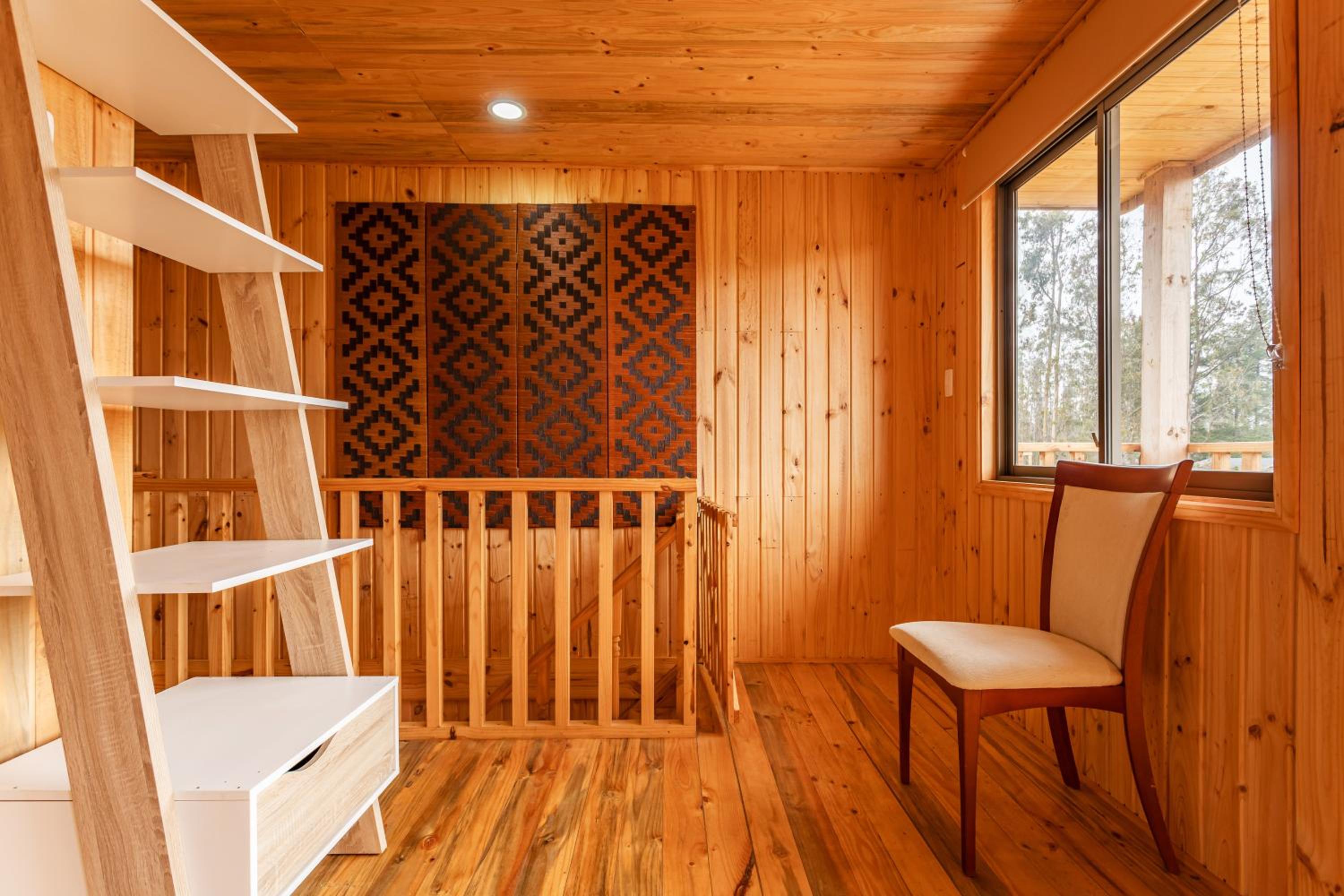 Cabaña en Tunquén con parrilla, fogón, piscina y bosque