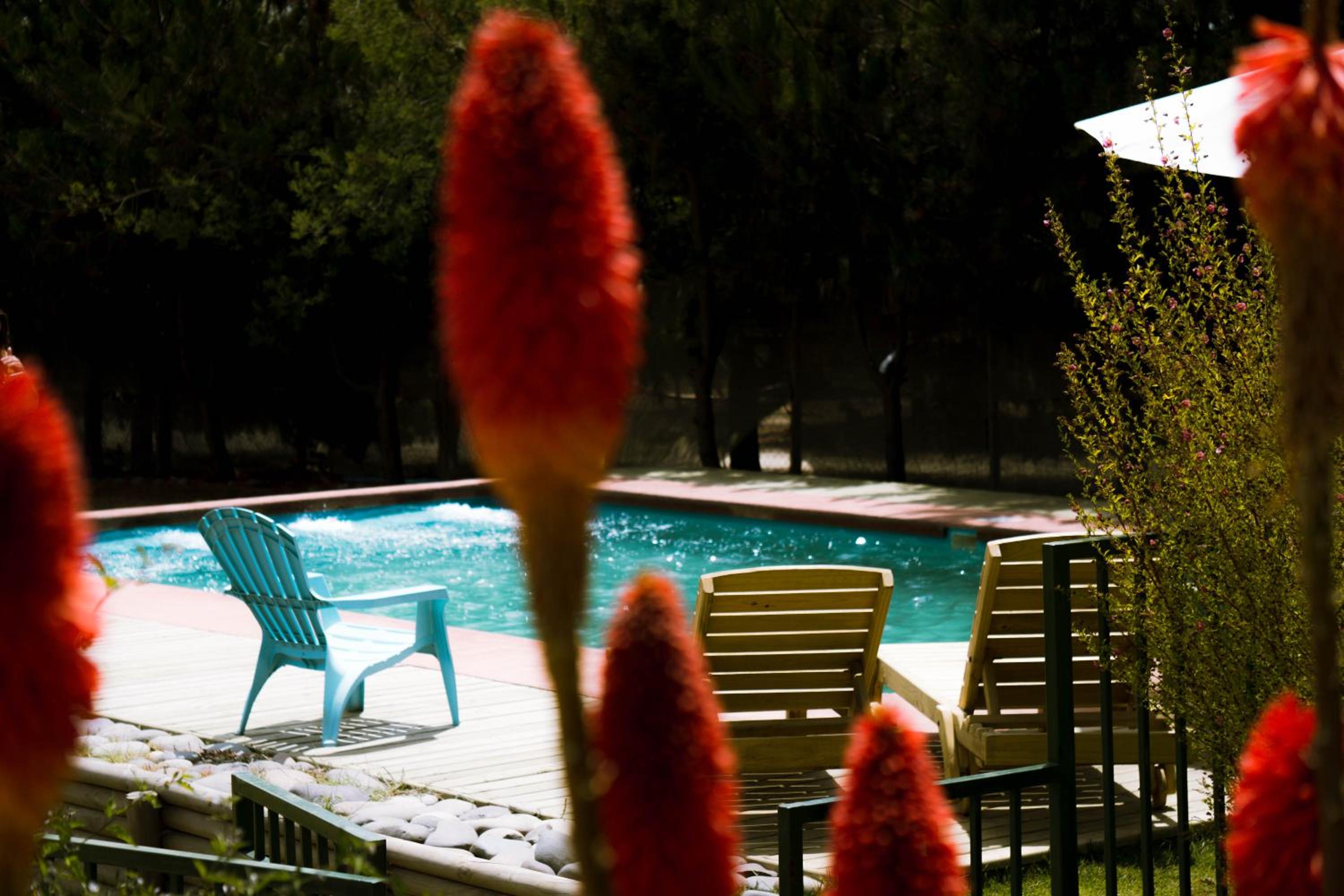 Cabaña en Tunquén con parrilla, fogón, piscina y bosque